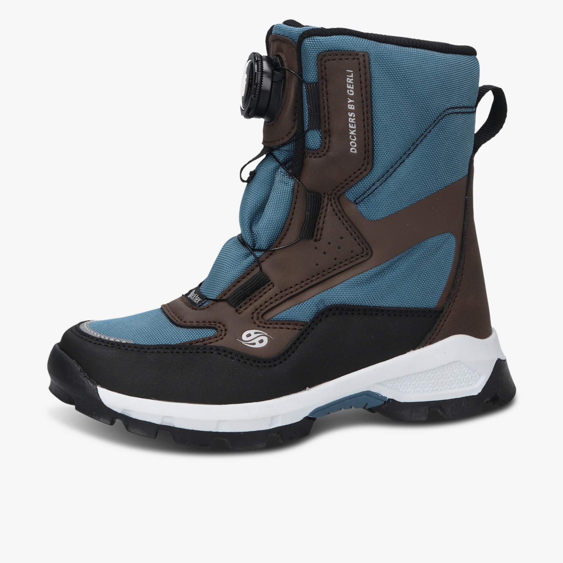 Sportlicher, wasserabweisender Schuh mit robustem Material und schnellem Schnürsystem für hohen Komfort und Stabilität