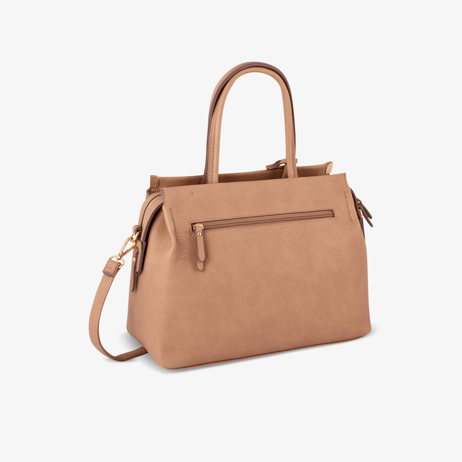 Elegante Handtasche in Lederoptik mit Schulterriemen, geräumigem Innenfach und praktischem Reißverschluss.
