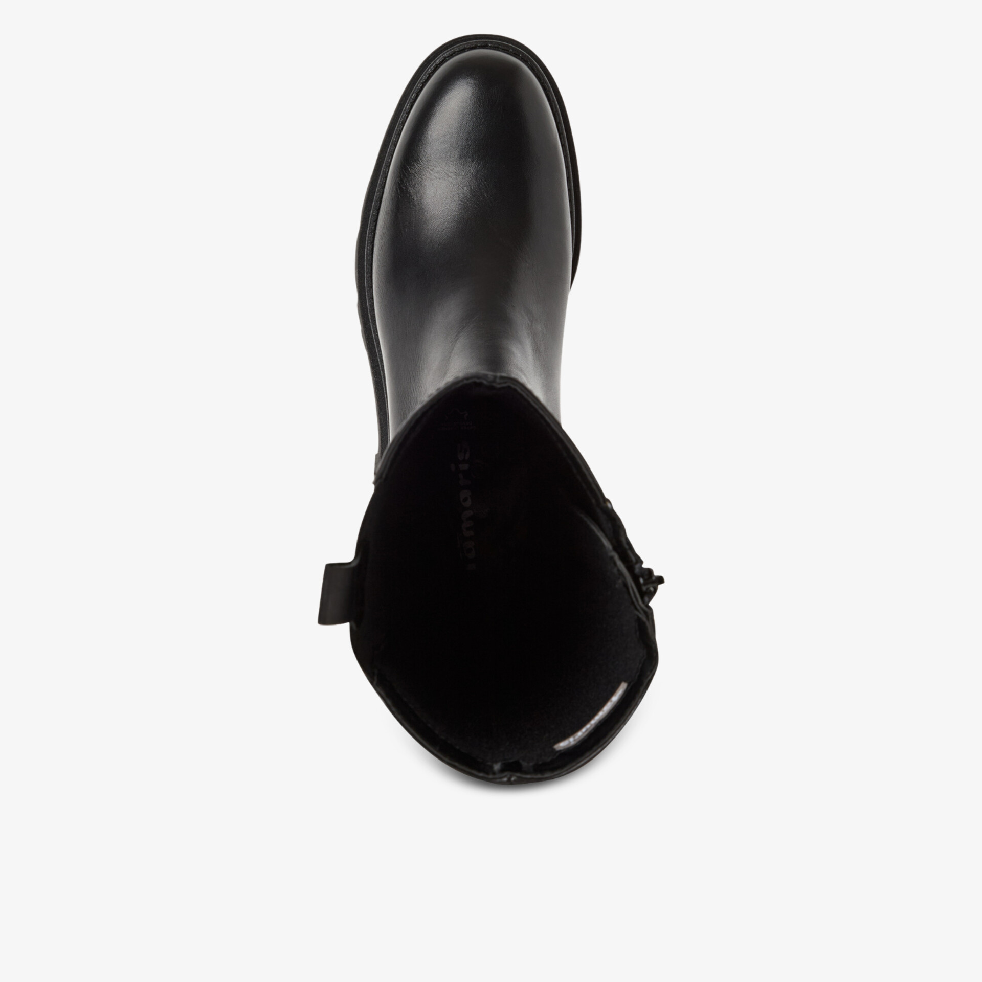 Robuster Stiefel aus hochwertigem Leder mit glatter Oberfläche, perfekt für vielseitigen Einsatz