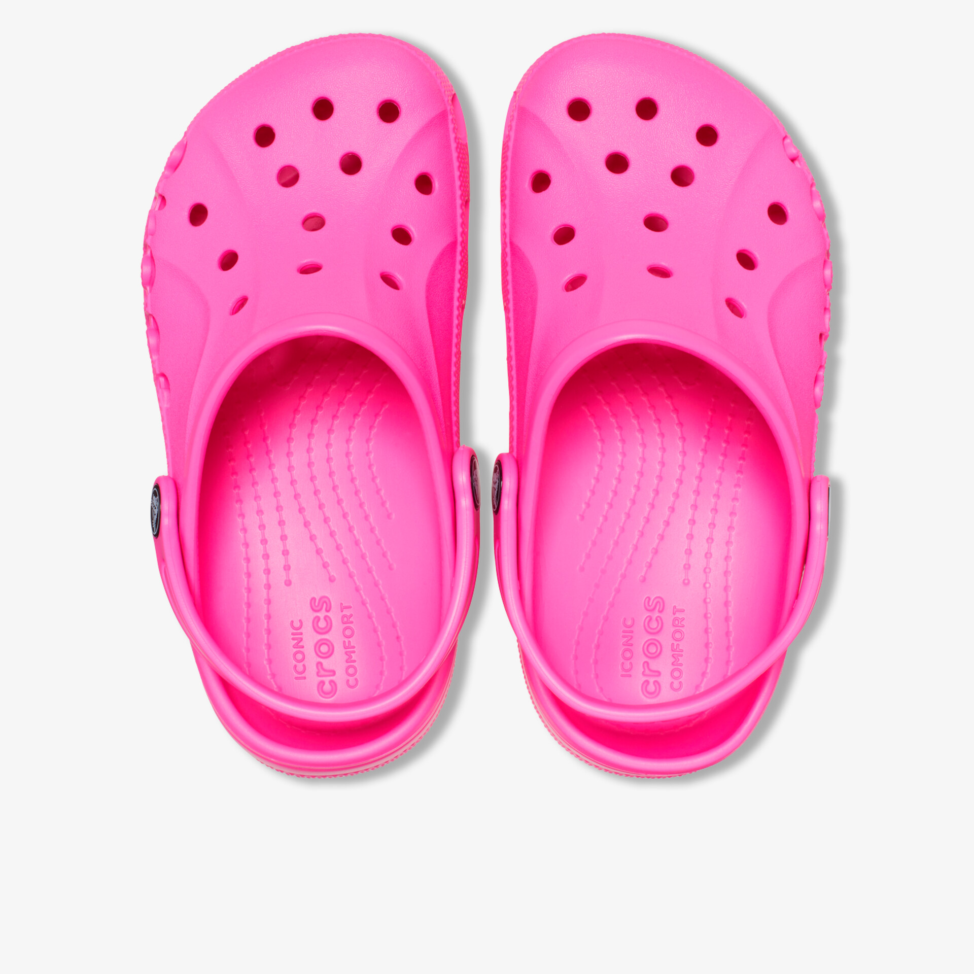 leichter und atmungsaktiver Komfortschuh in leuchtendem Pink mit praktischer Riemenhalterung