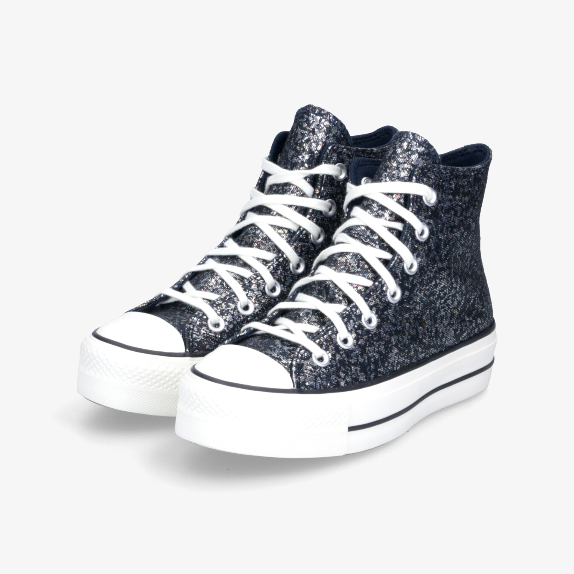 Stylische hoch geschnittene Sneaker mit weißer Sohle und komfortabler Passform in schwarz-weiß