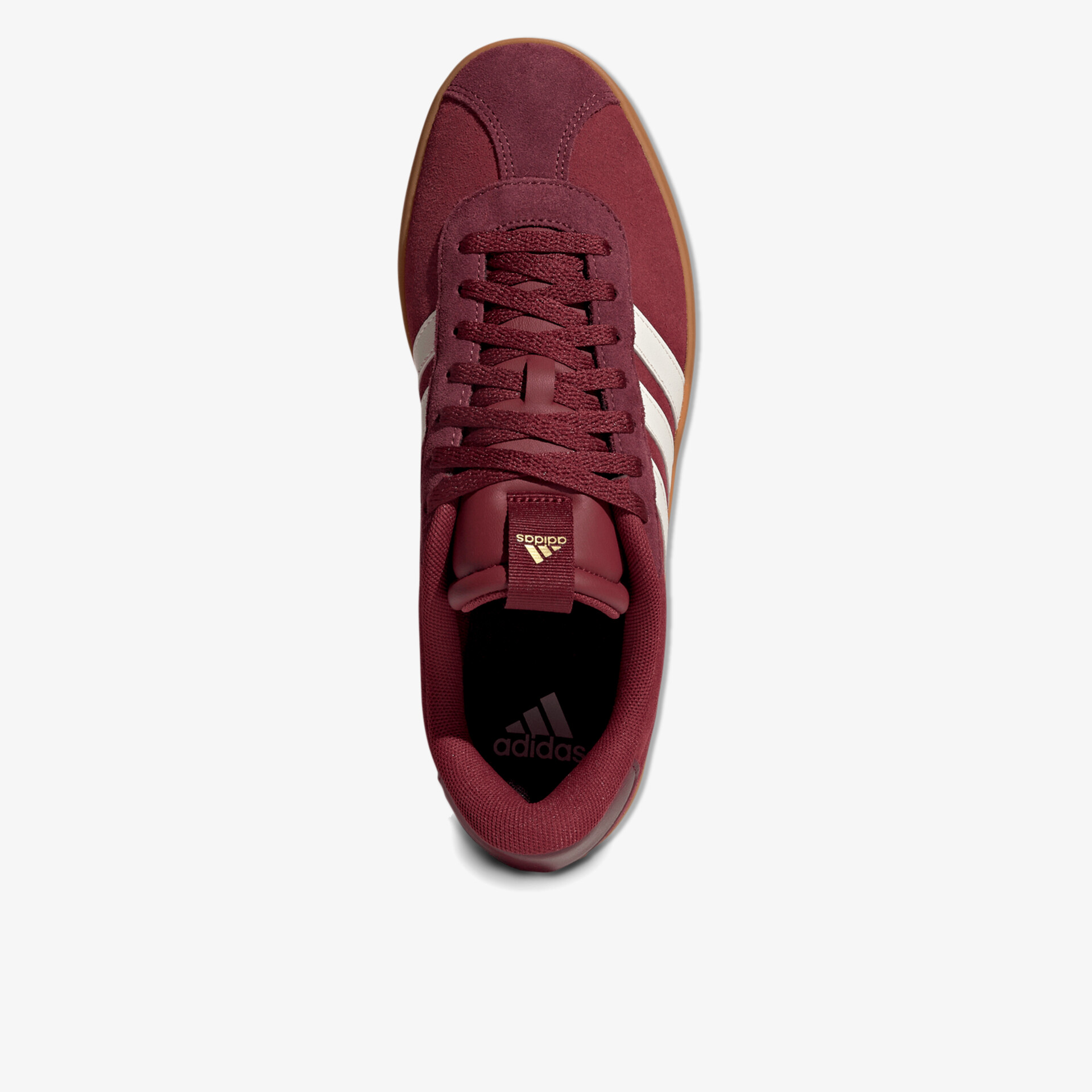 Obersicht auf klassischen komfortablen Schuh mit robustem Design und atmungsaktivem Material