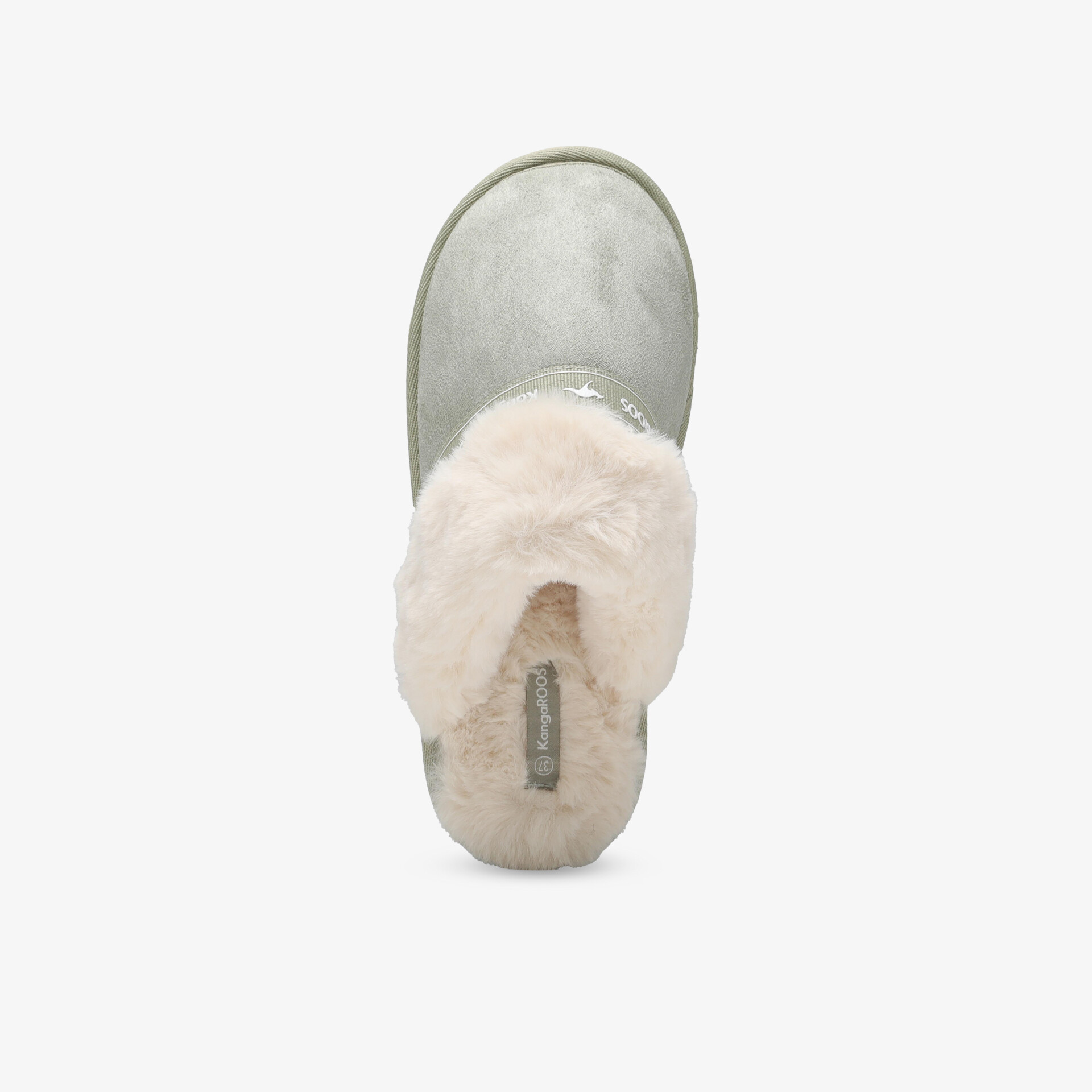 Kuschelige graue Hausschuhe mit weichem Innenfell und komfortablem Fußbett für wohlige Wärme