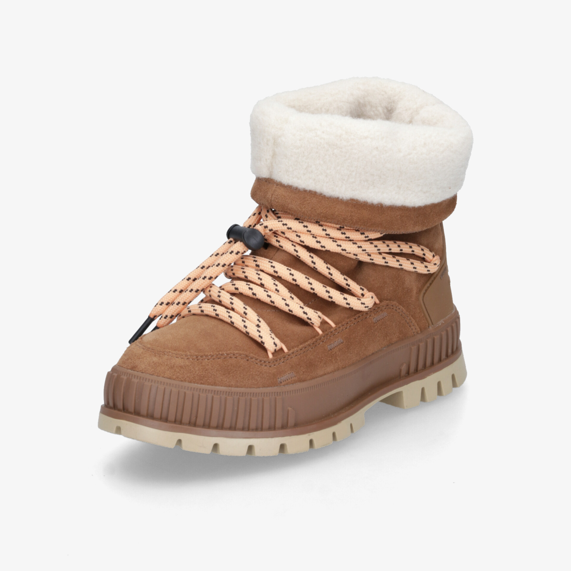 Robuster Winterstiefel mit warmem Fleecefutter und rutschfester Sohle, bequem und wasserdicht für kalte Tage