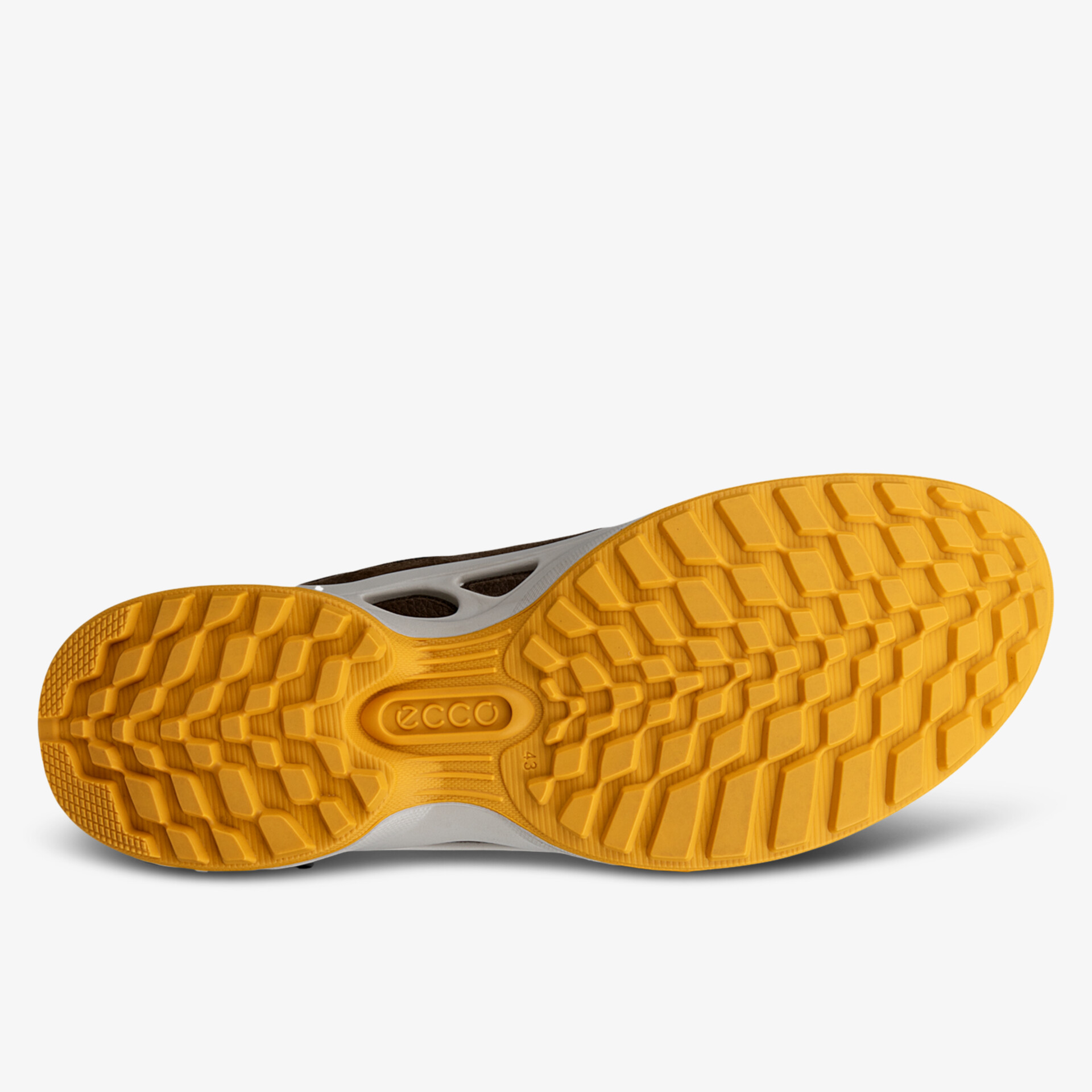 Robuste rutschfeste Schuhsohle mit tiefem Profil für optimale Bodenhaftung und Stabilität