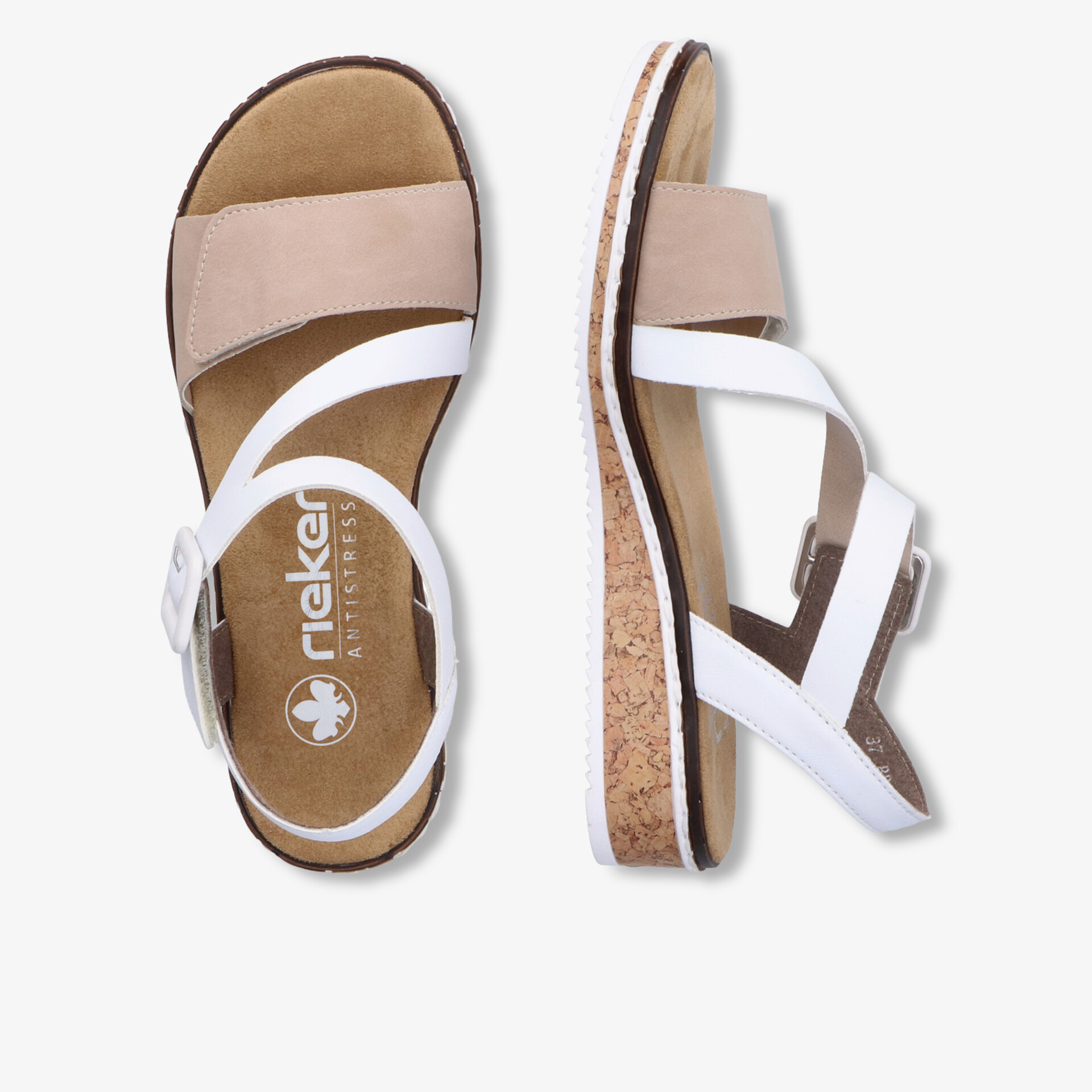 Bequeme Sandale mit verstellbarem Riemen und gepolsterter Innensohle für angenehmen Tragekomfort