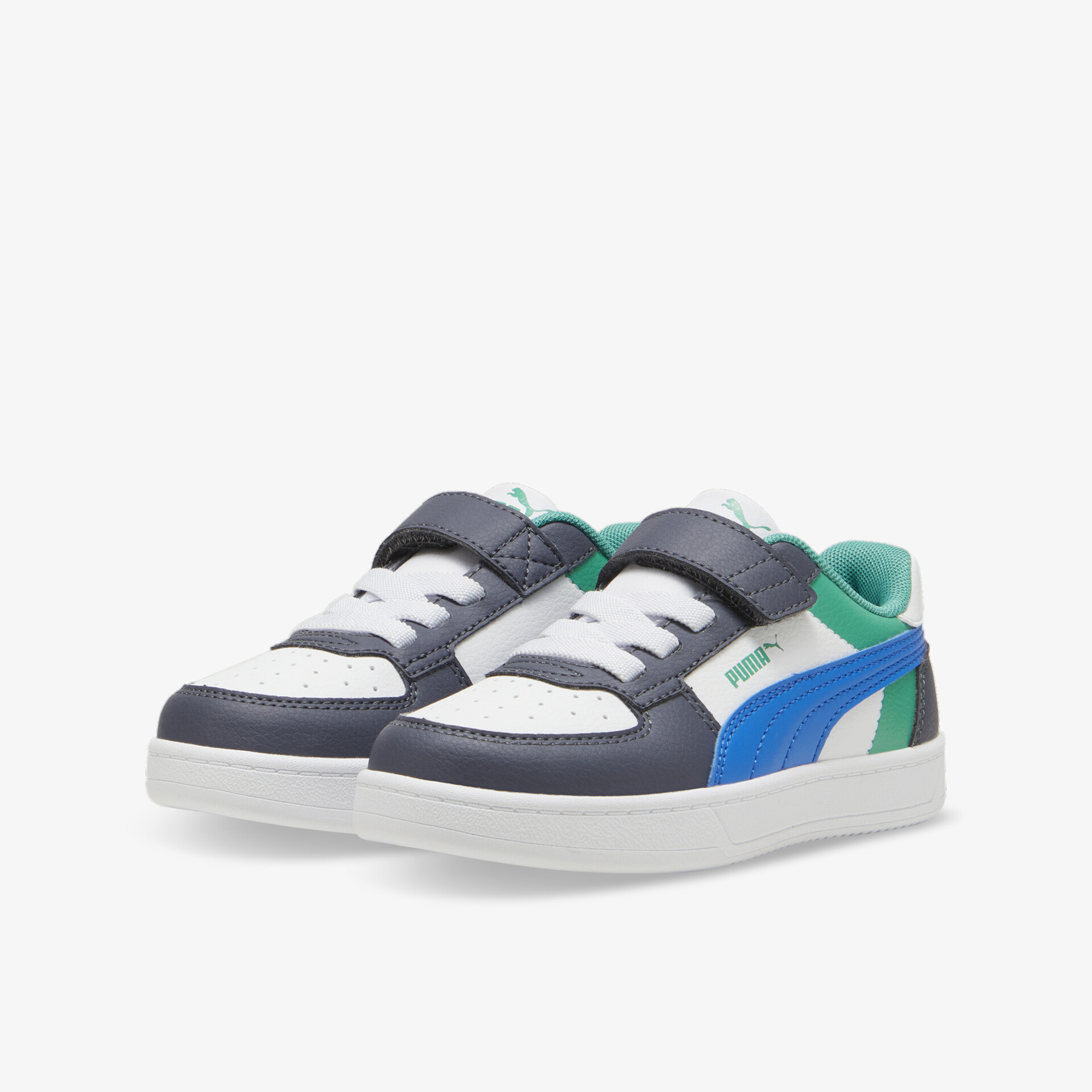 Leichte Sportschuhe mit atmungsaktivem Material und rutschfester Sohle, modernes Design in Blau und Weiß