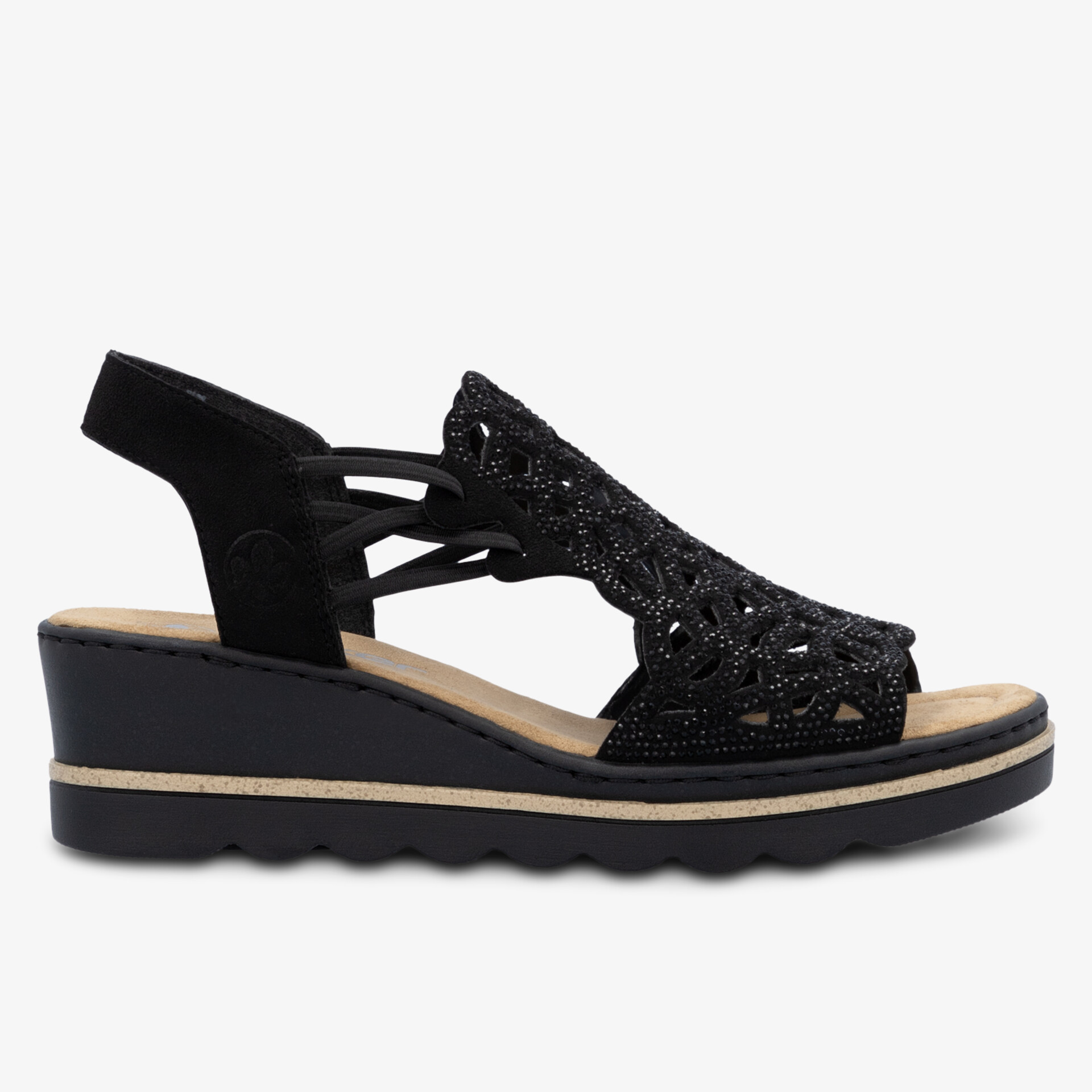 Bequeme Sandale mit Keilabsatz und attraktivem Design, perfekt für stilvollen Tragekomfort