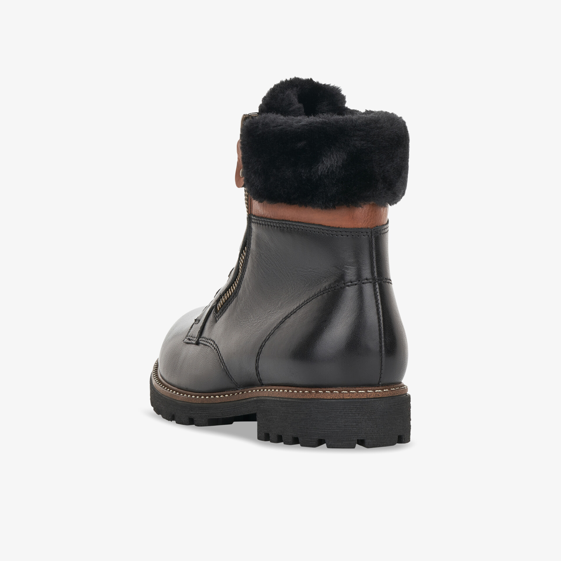 Eleganter Winterstiefel aus Leder mit warmem Futter und rutschfester Sohle für maximalen Komfort.