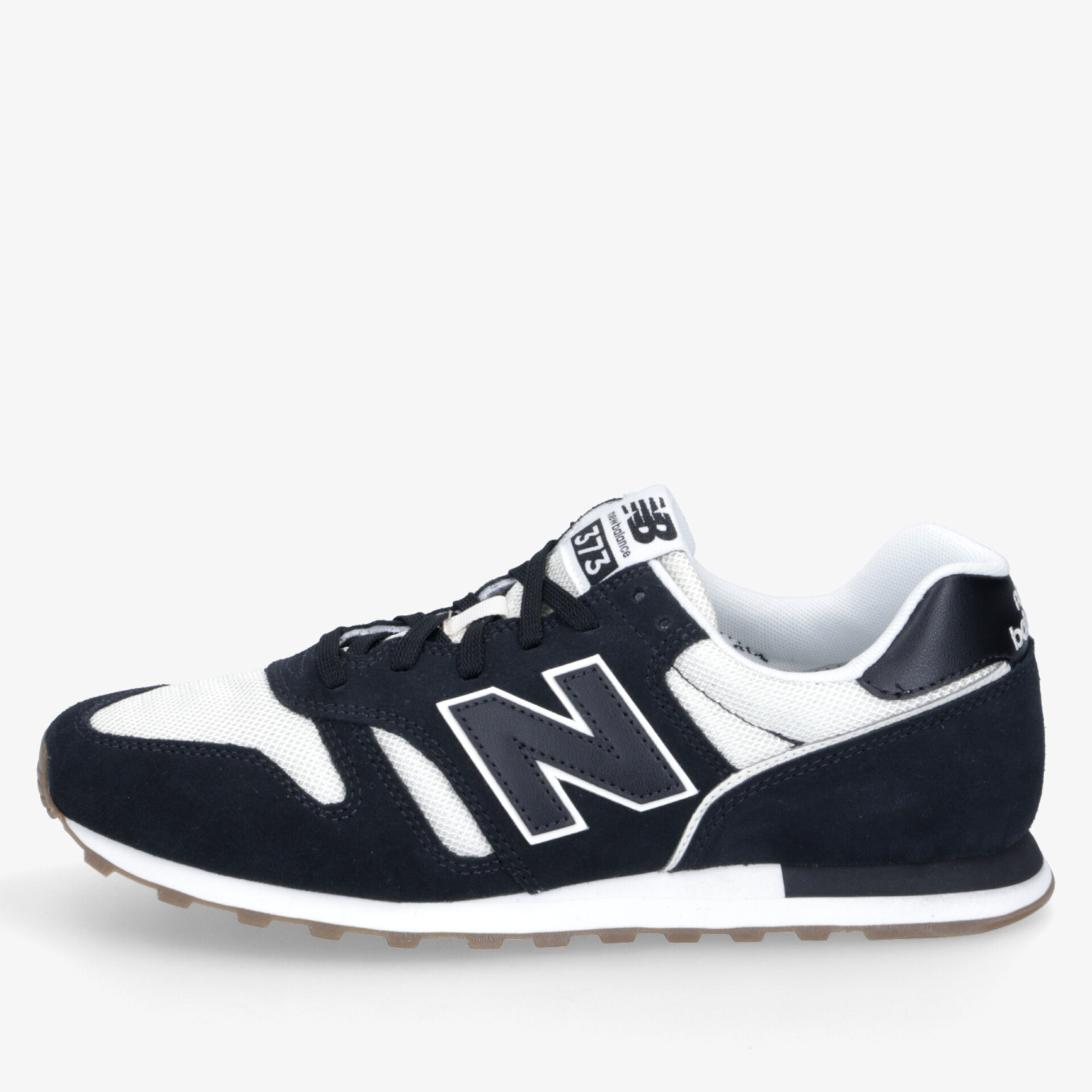 Sportlicher Sneaker mit bequemer Polsterung und rutschfester Sohle, leichter und robuster Schuh in schwarz-weiß