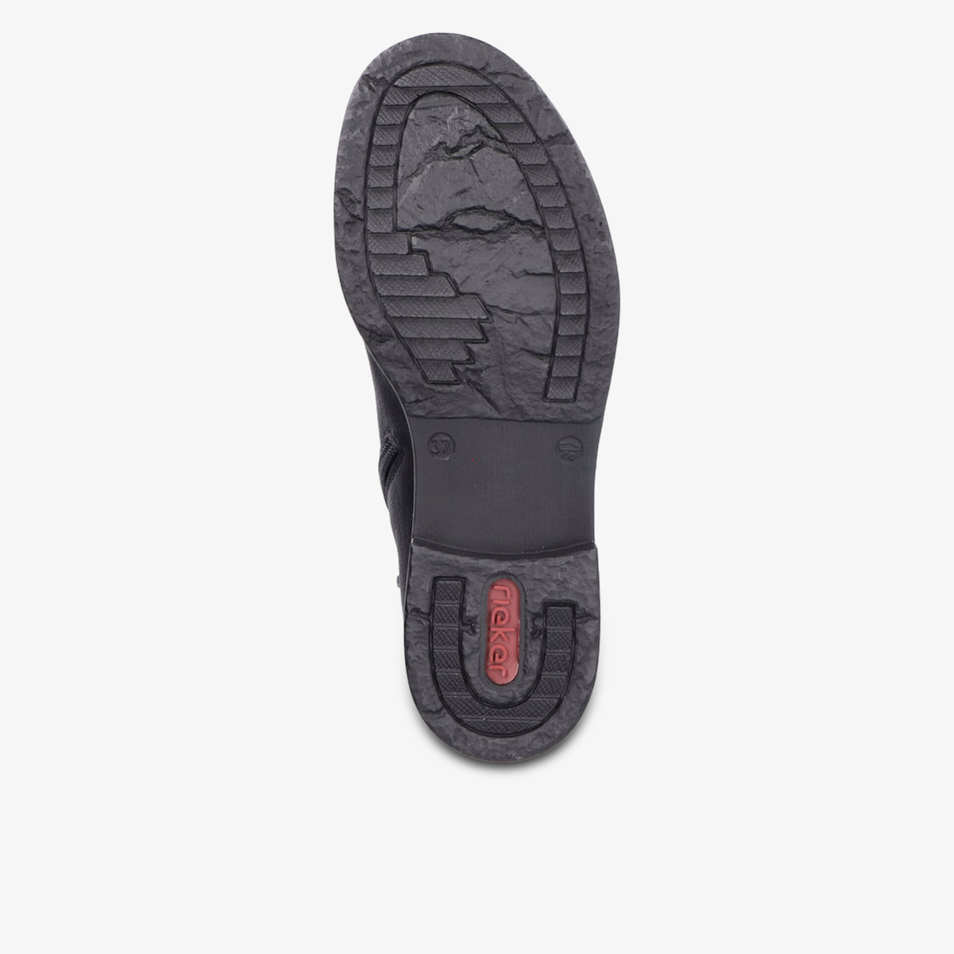 Robuste, rutschfeste Schuhsohle mit grobem Profil für sicheren Halt und langlebige Nutzung