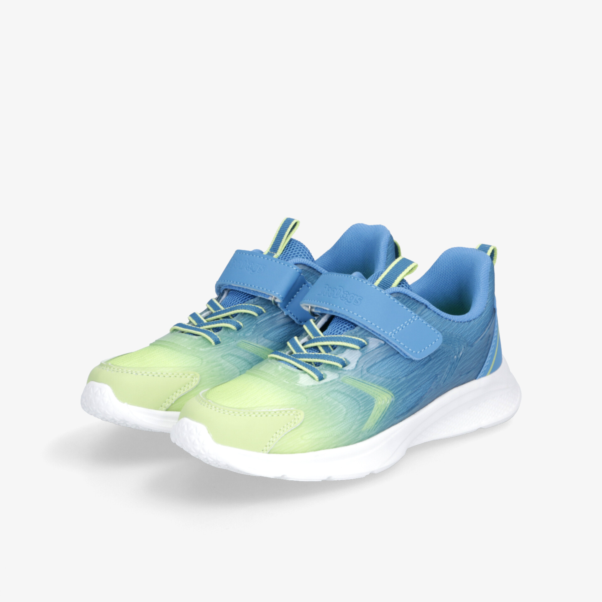 Leichter sportlicher Schuh mit atmungsaktivem Material, Klettverschluss und flexibler, rutschfester Sohle