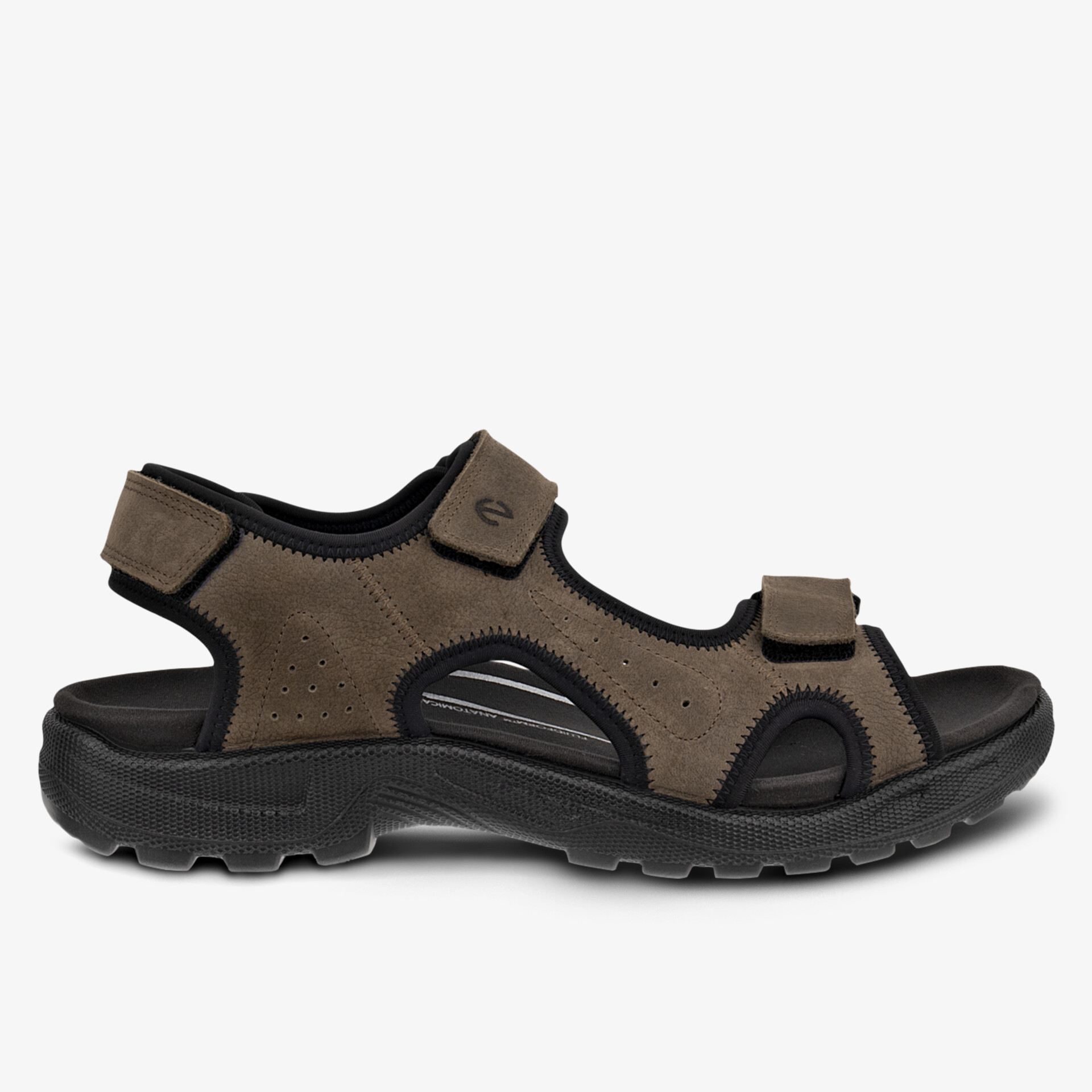 Robuste Outdoor-Sandale aus Leder mit verstellbaren Riemen und rutschfester Sohle