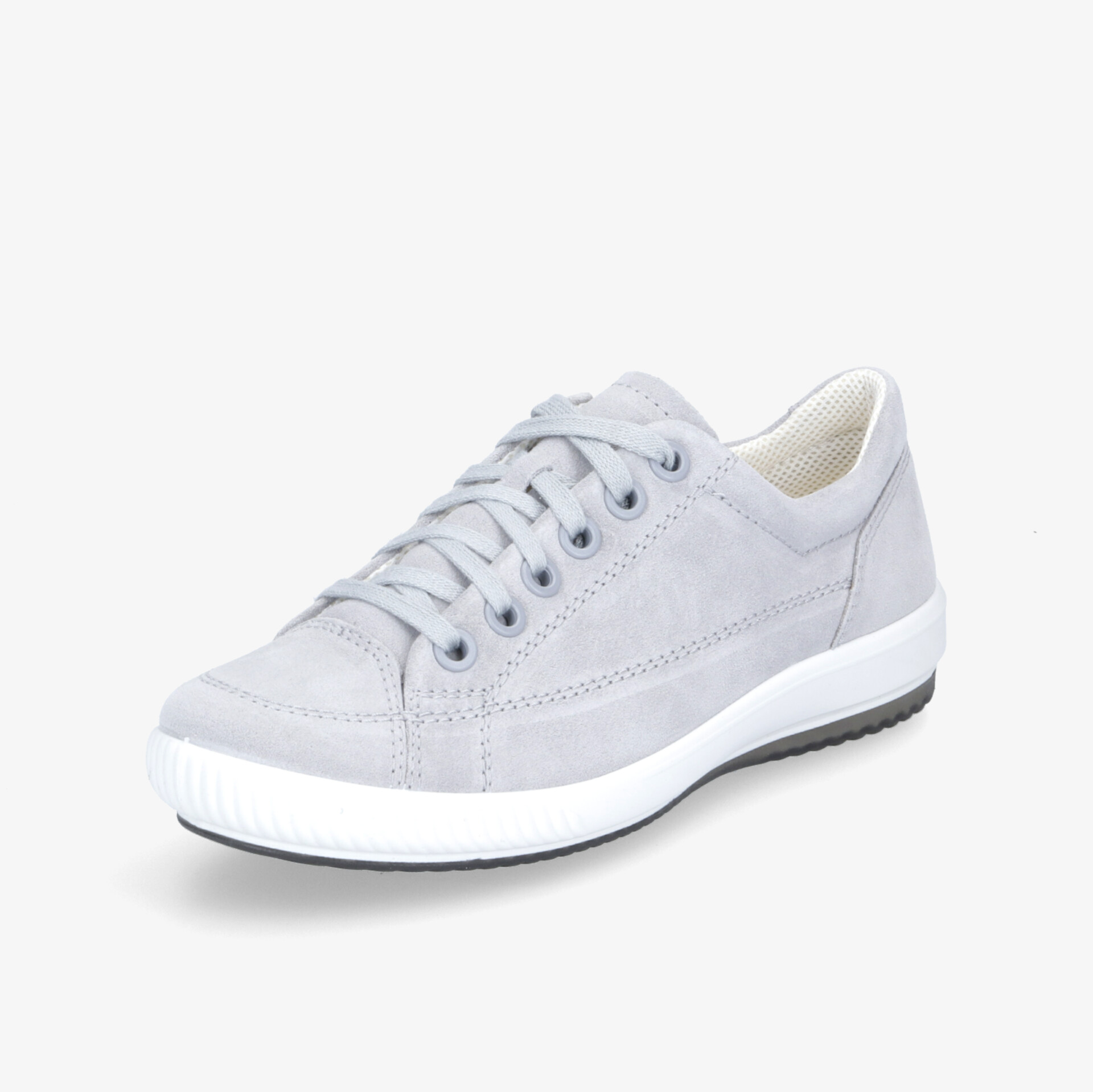 Grauer Sneaker in elegantem Design mit rutschfester Sohle. Perfekt für einen lässigen, komfortablen Look.