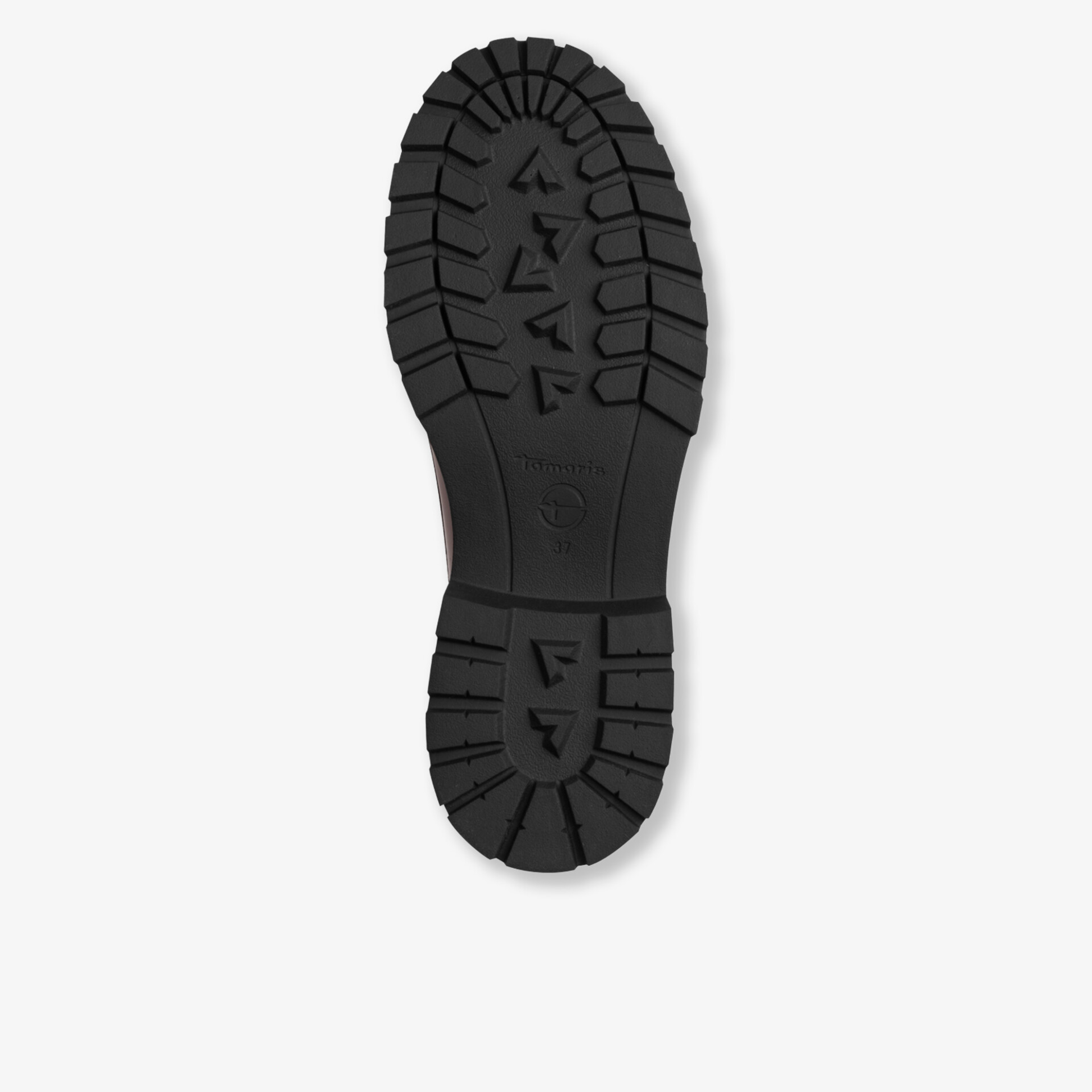 Robuste und rutschfeste Schuhsohle mit tiefem Profil für optimalen Halt und Langlebigkeit