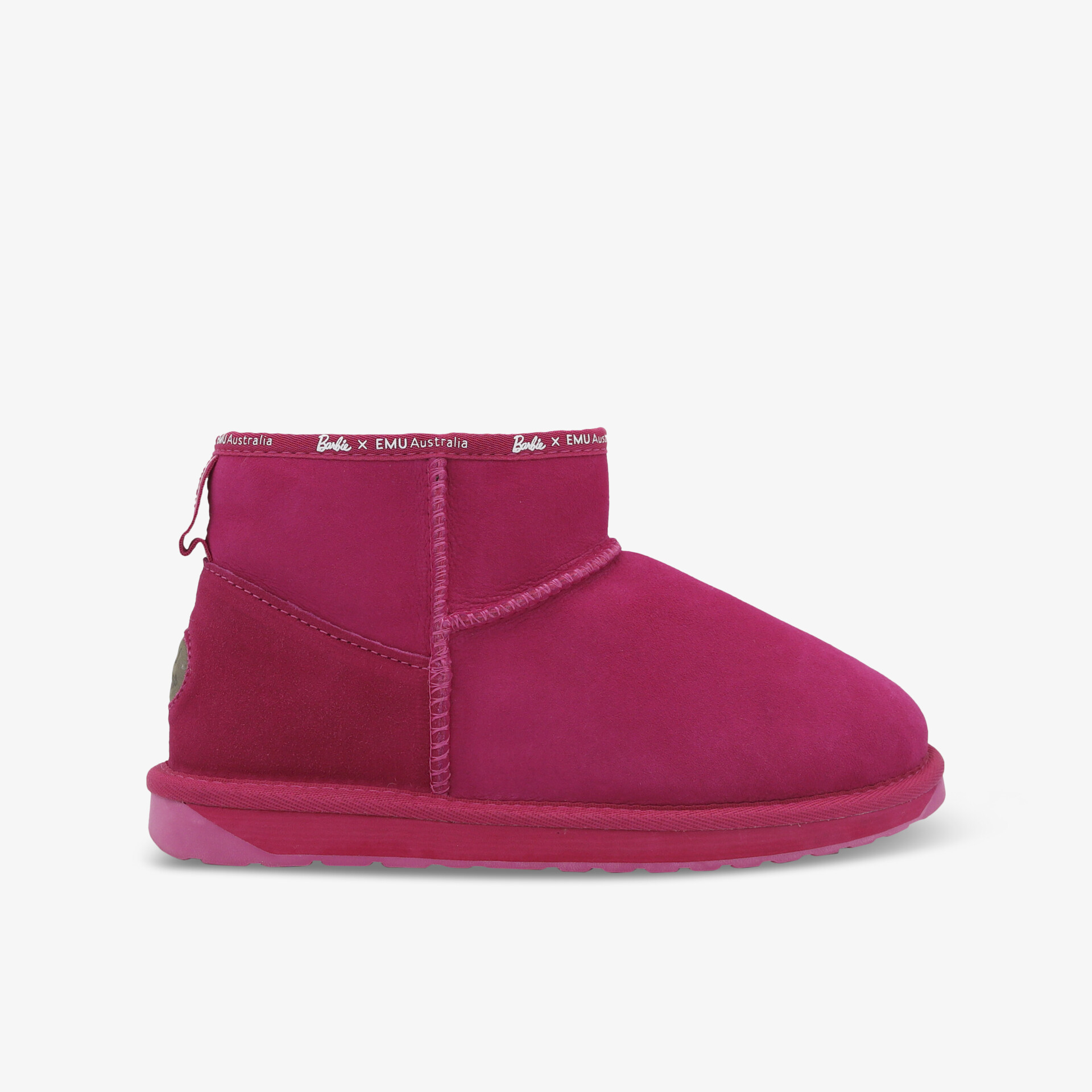 Warmer und bequemer Schuh in leuchtendem Pink mit weichem Innenfutter und rutschfester Sohle für optimalen Komfort