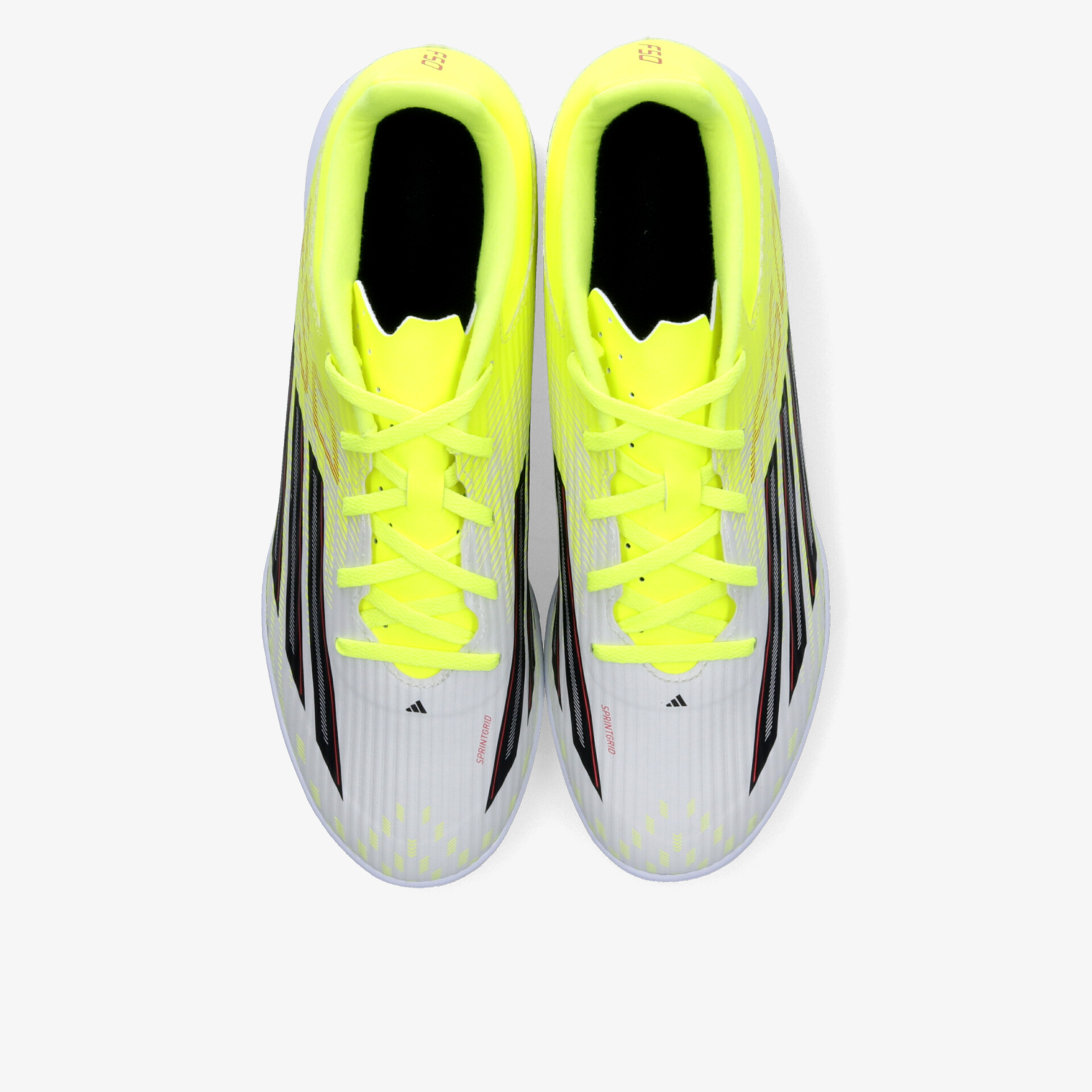 Leuchtend gelbe Sportschuhe mit Schnürsenkeln, modernes Design, leichte und atmungsaktive Materialien