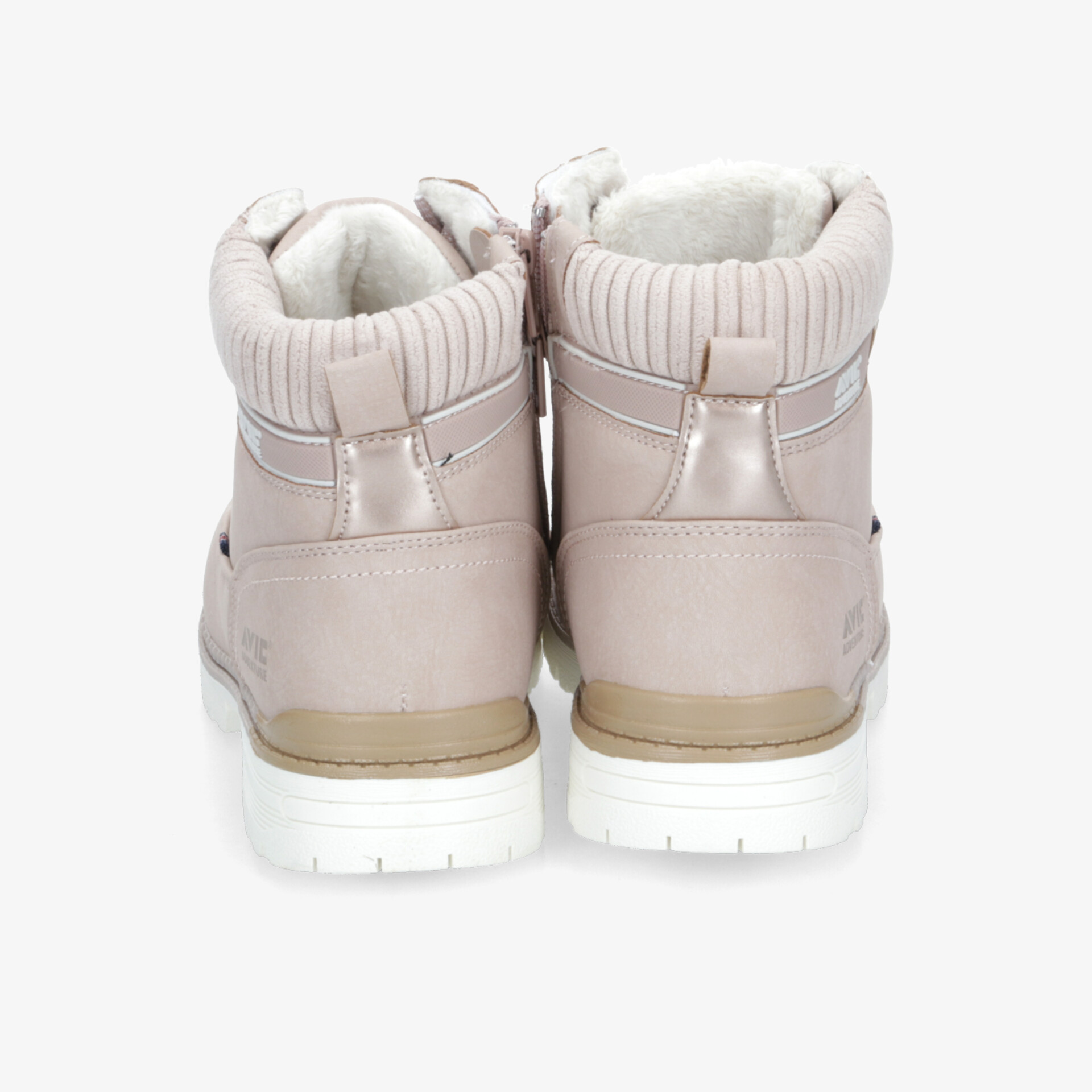 Robuste und komfortable Schuhe mit weichem Innenfutter und gepolstertem Schaft, rutschfeste Sohle, Rückansicht