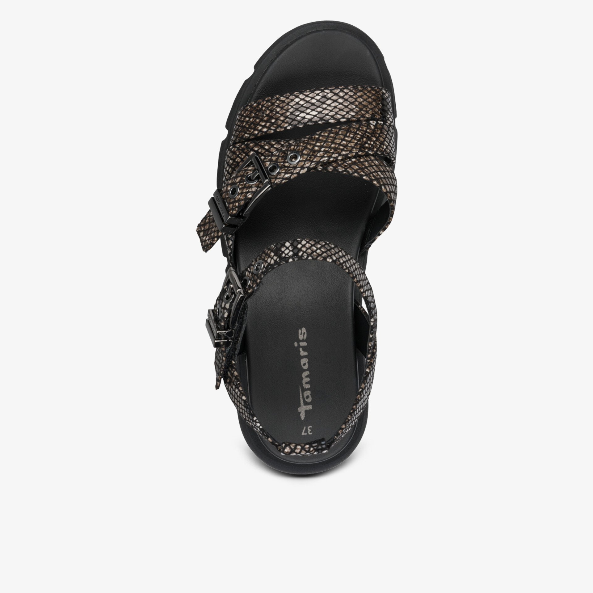 Bequeme Sandale mit verstellbaren Riemen, gepolsterter Innensohle und rutschfester Sohle für optimalen Komfort