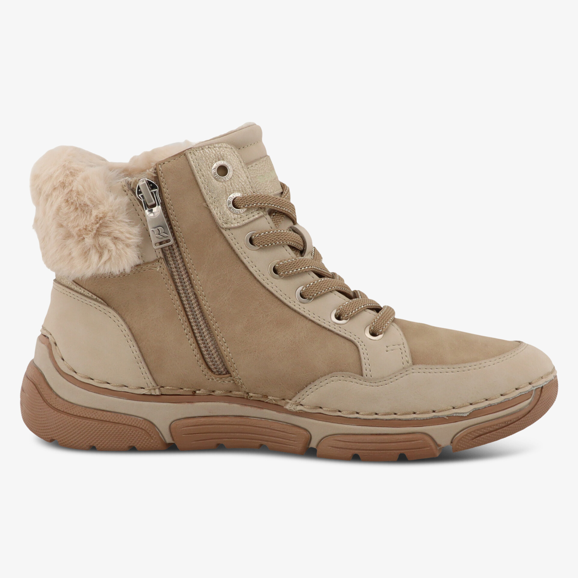 Bequemer Schuh mit weichem Innenfutter und praktischem seitlichen Reißverschluss für komfortablen Tragekomfort