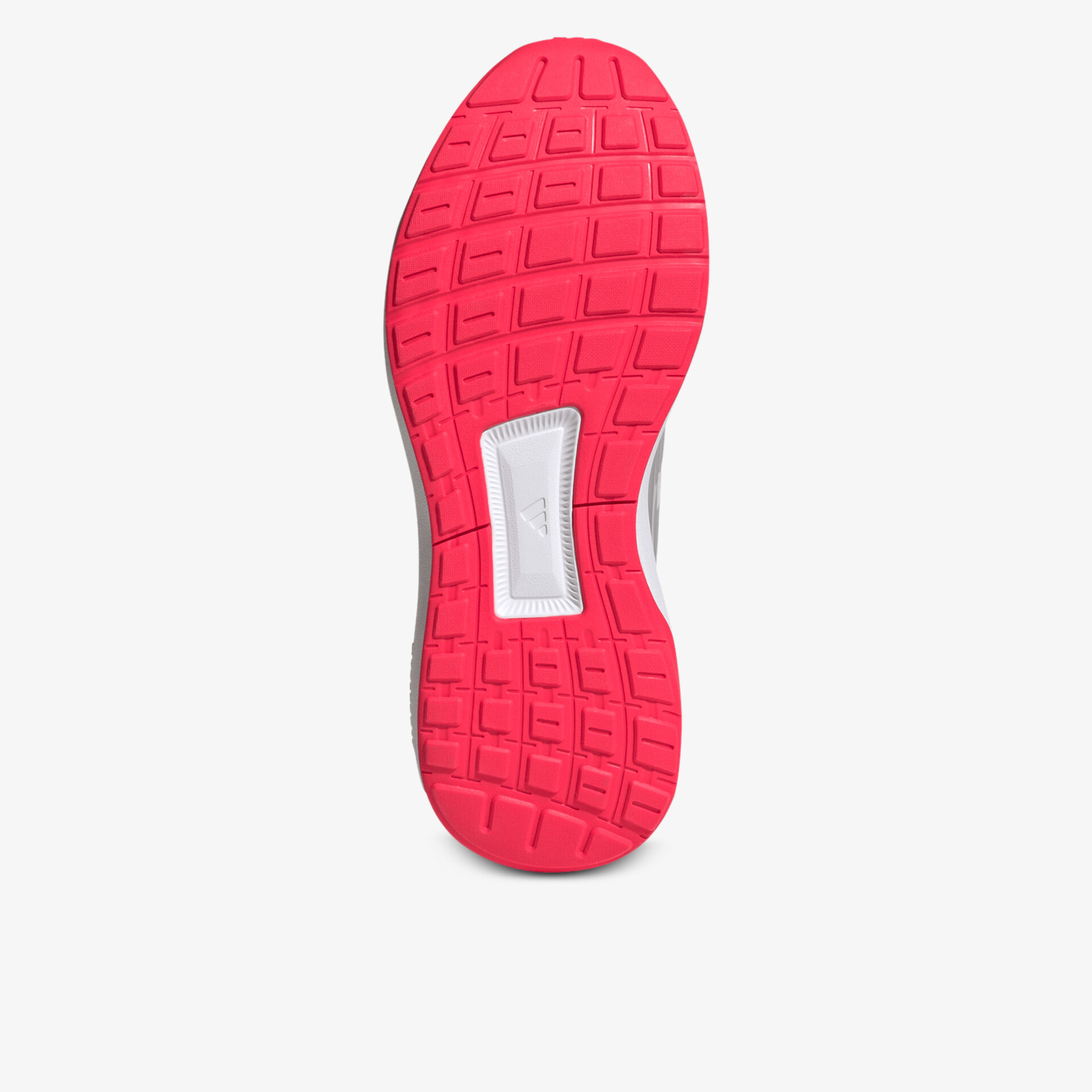 Robuste rote Schuhsohle mit griffigem Profil für sicheren Halt und moderne Optik