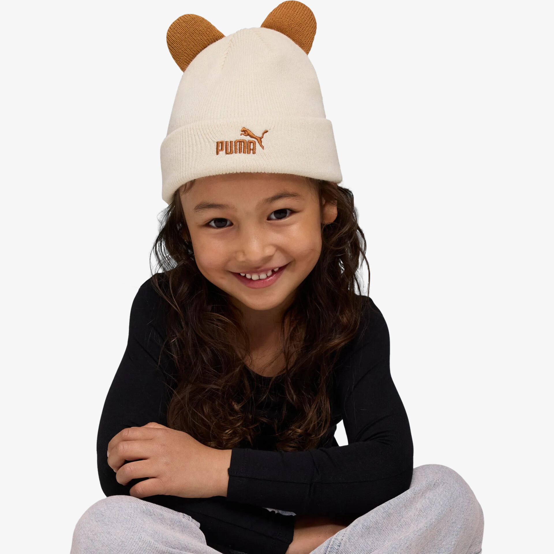 Kinderbeanie mit süßen Tierohren, weiches angenehm warmes Material für kalte Tage