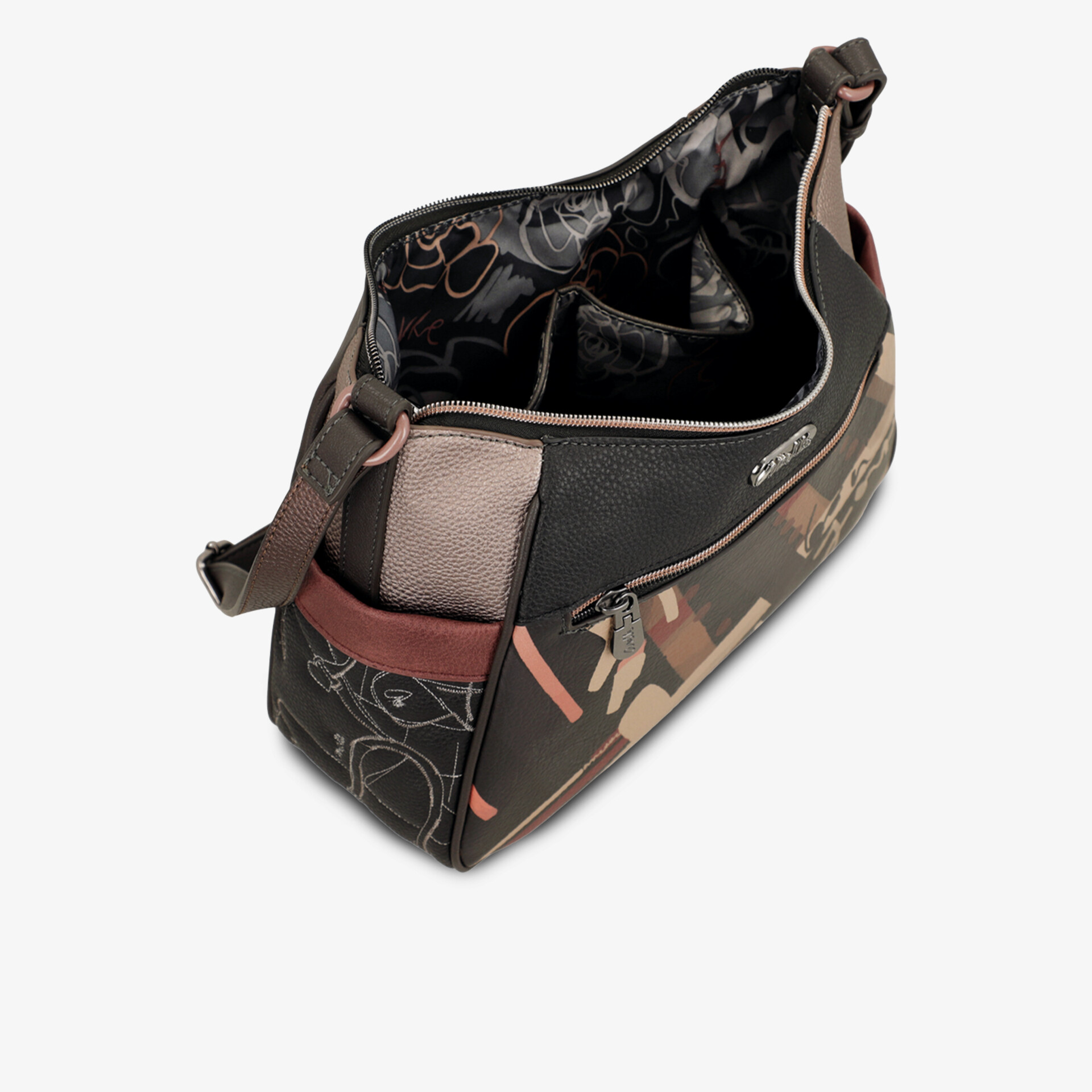 Geräumige und robuste Tasche mit hochwertiger Verarbeitung und praktischem Reißverschlussfach, modernes Design