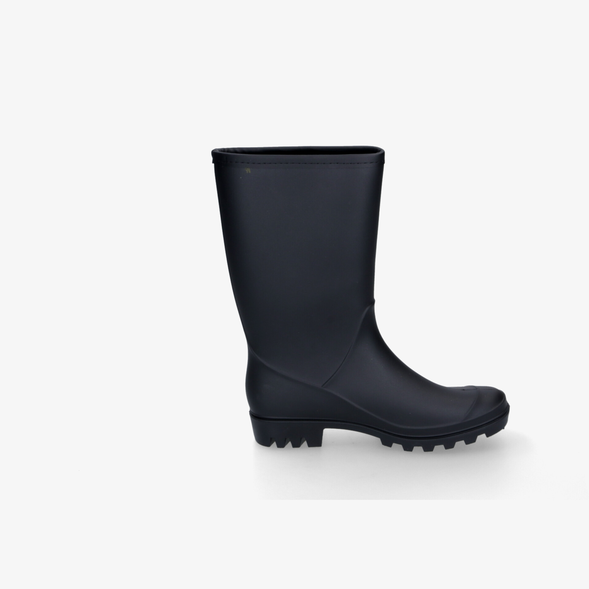 Robuster schwarzer Gummistiefel mit rutschfester Profilsohle für sicheren und komfortablen Halt