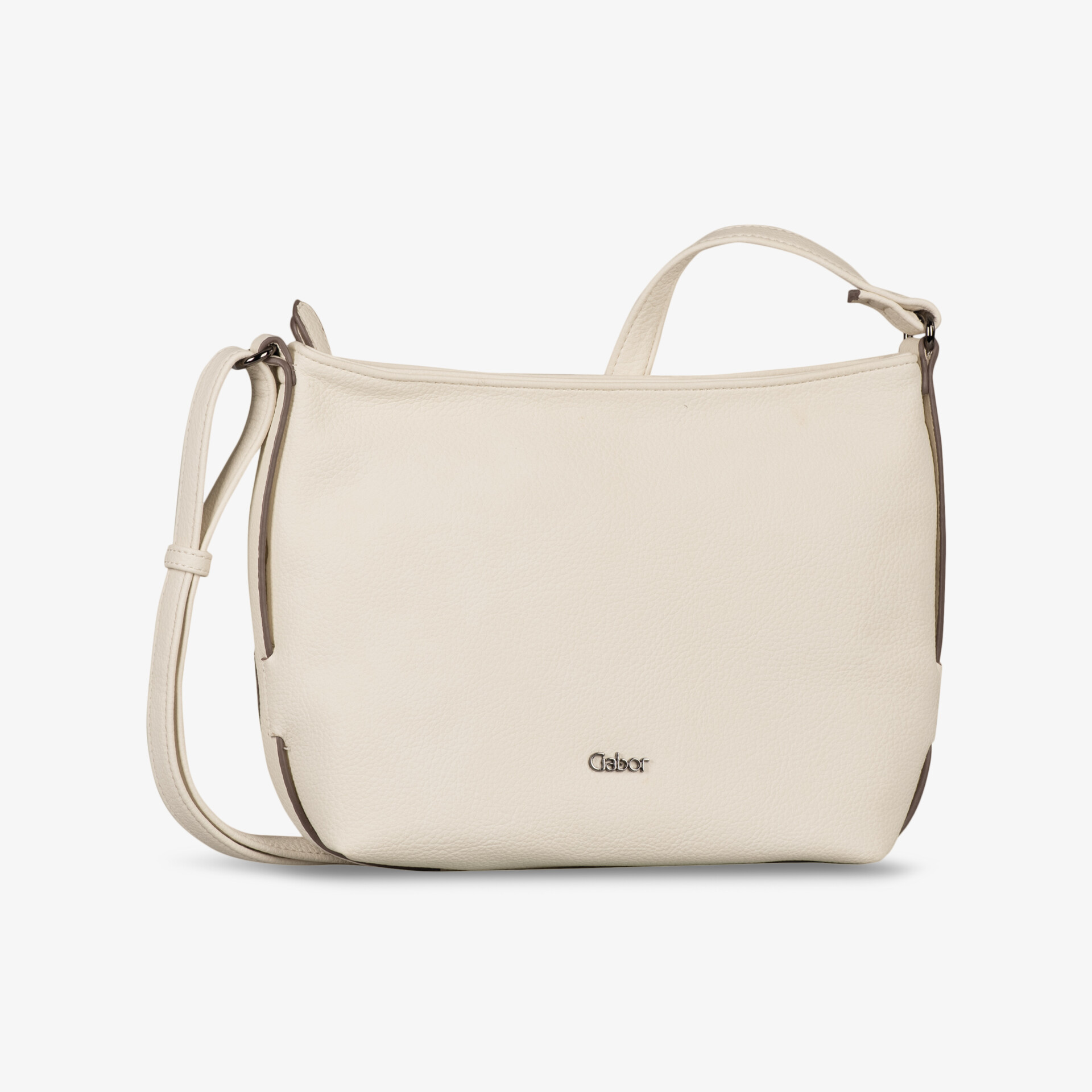 Elegante beige Tasche mit verstellbarem Riemen und schlichtem, hochwertigem Design, ideal für den Alltag