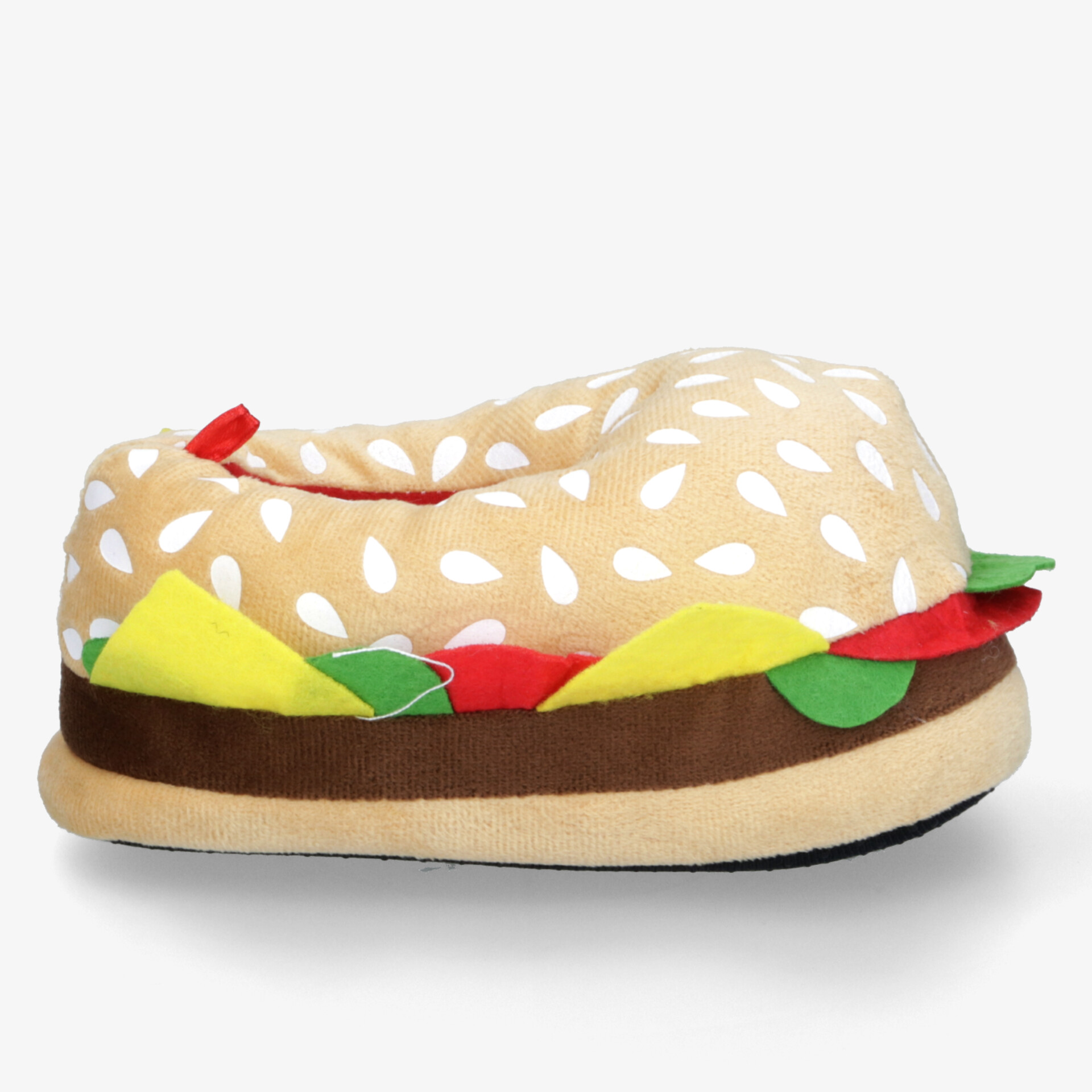 Weiches und komfortables Hundebett in Form eines Hamburgers, gepolstert und formstabil für gemütliches Liegen