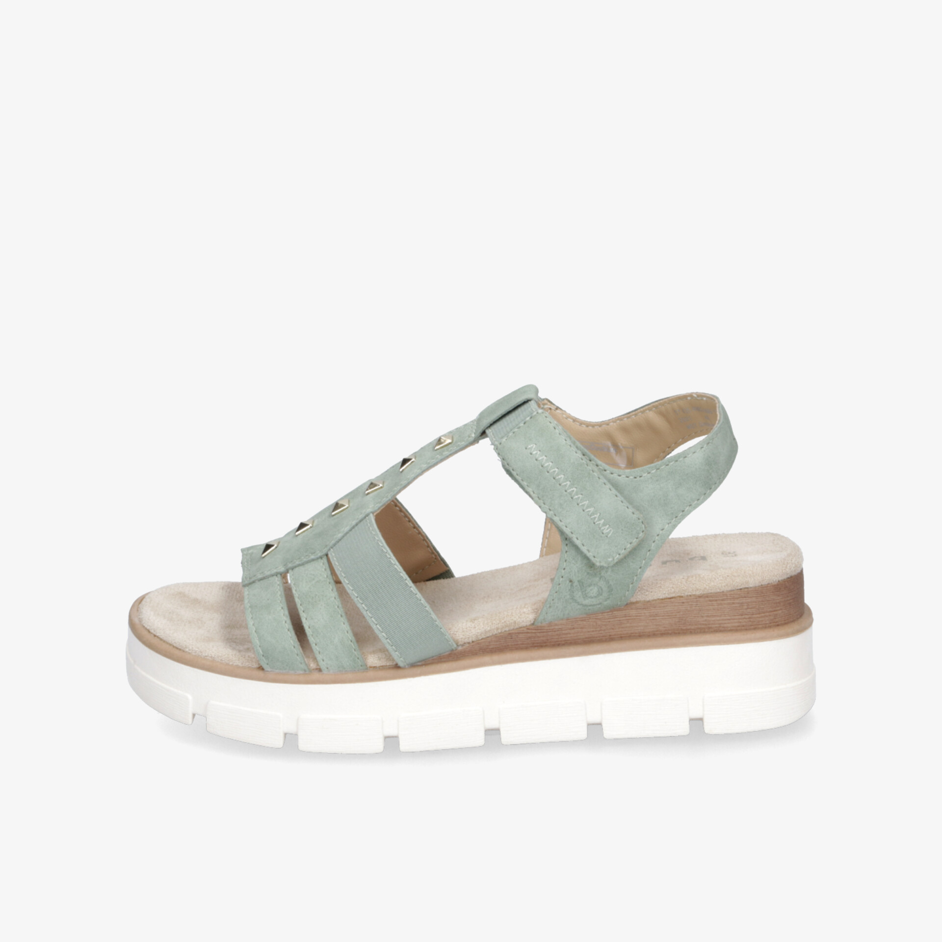 Leichte und komfortable Sandale mit dicker, rutschfester Sohle und verstellbarem Riemen