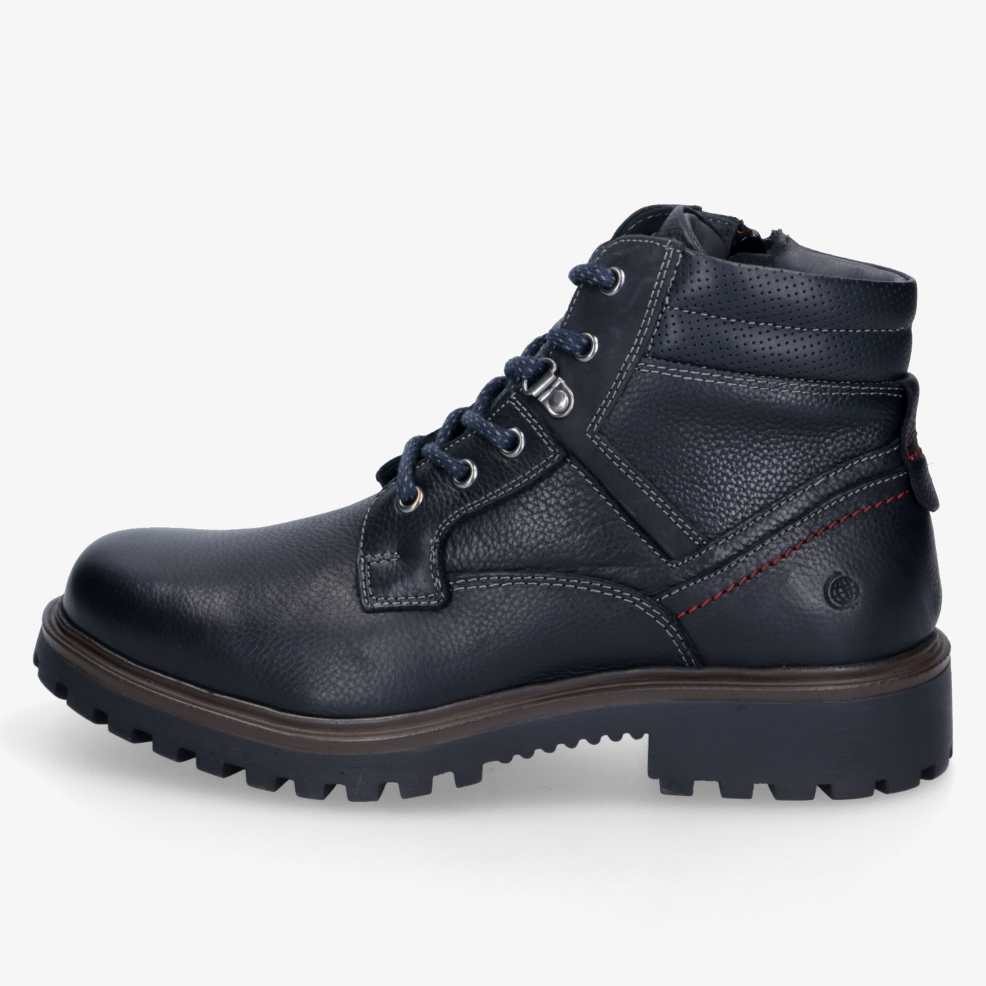 Hochwertiger Lederstiefel mit rutschfester Sohle und robustem Design für optimalen Komfort und Halt.