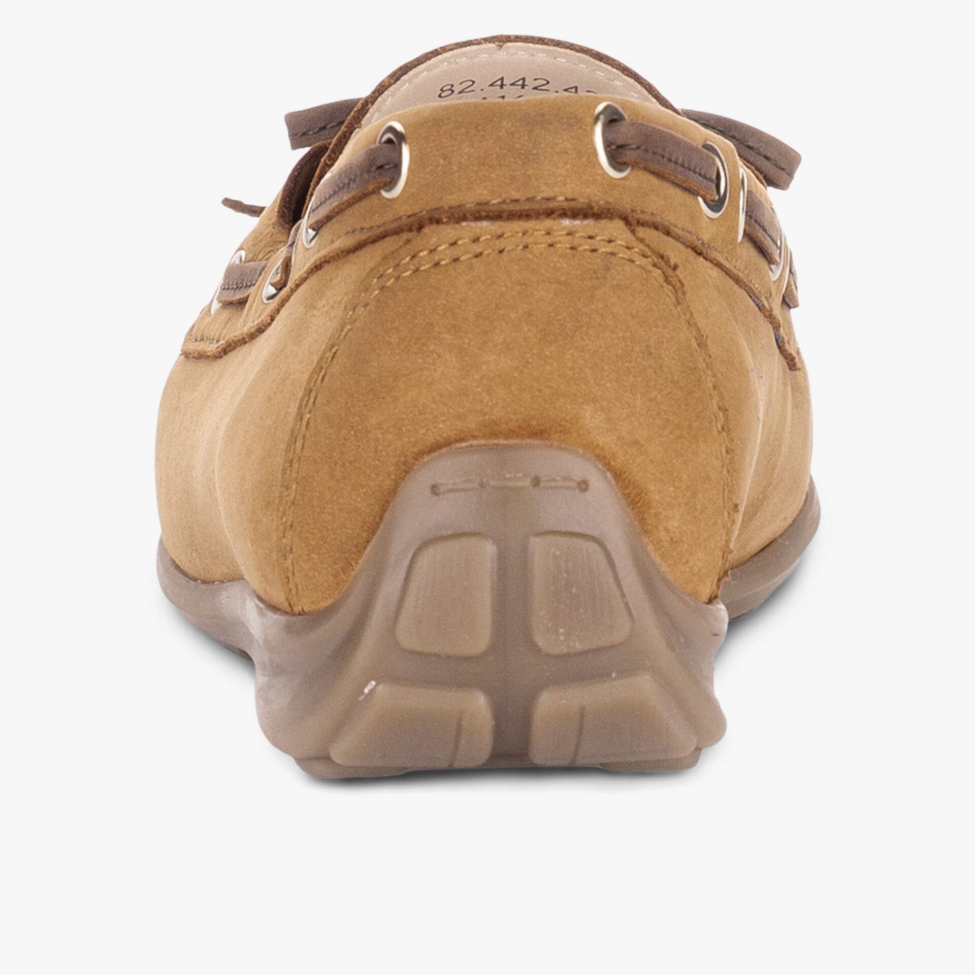 Lederhalbschuh in Braun mit rutschfester Sohle und klassischen Details für stilvolle Auftritte