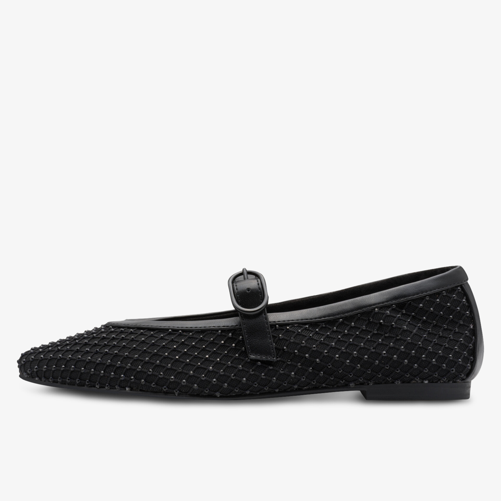 Eleganter schwarzer Slipper mit gepolstertem Tragekomfort und dezentem Design.