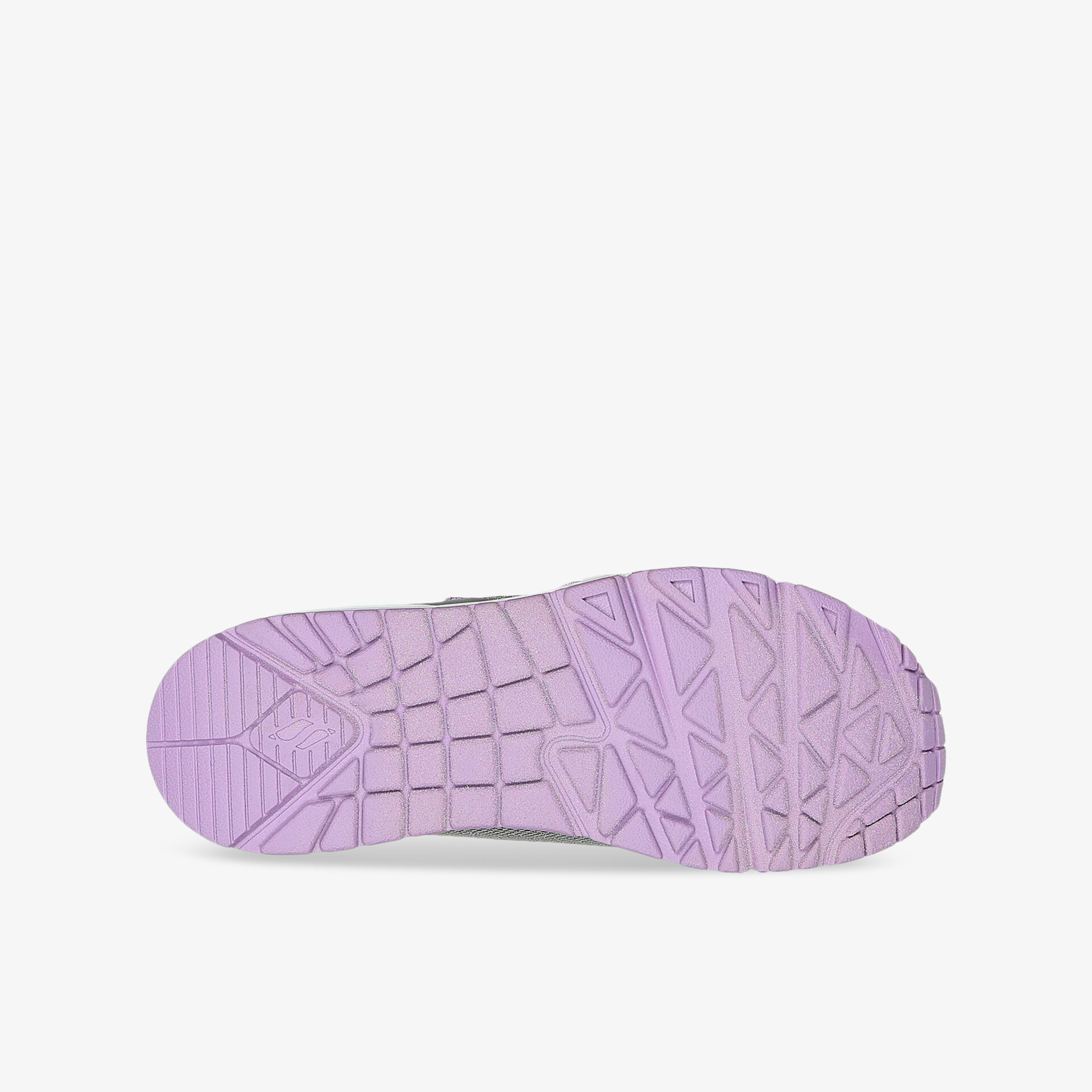 Robuste lila Schuhsohle mit rutschfestem, flexiblem Profil für optimalen Halt und hohen Tragekomfort