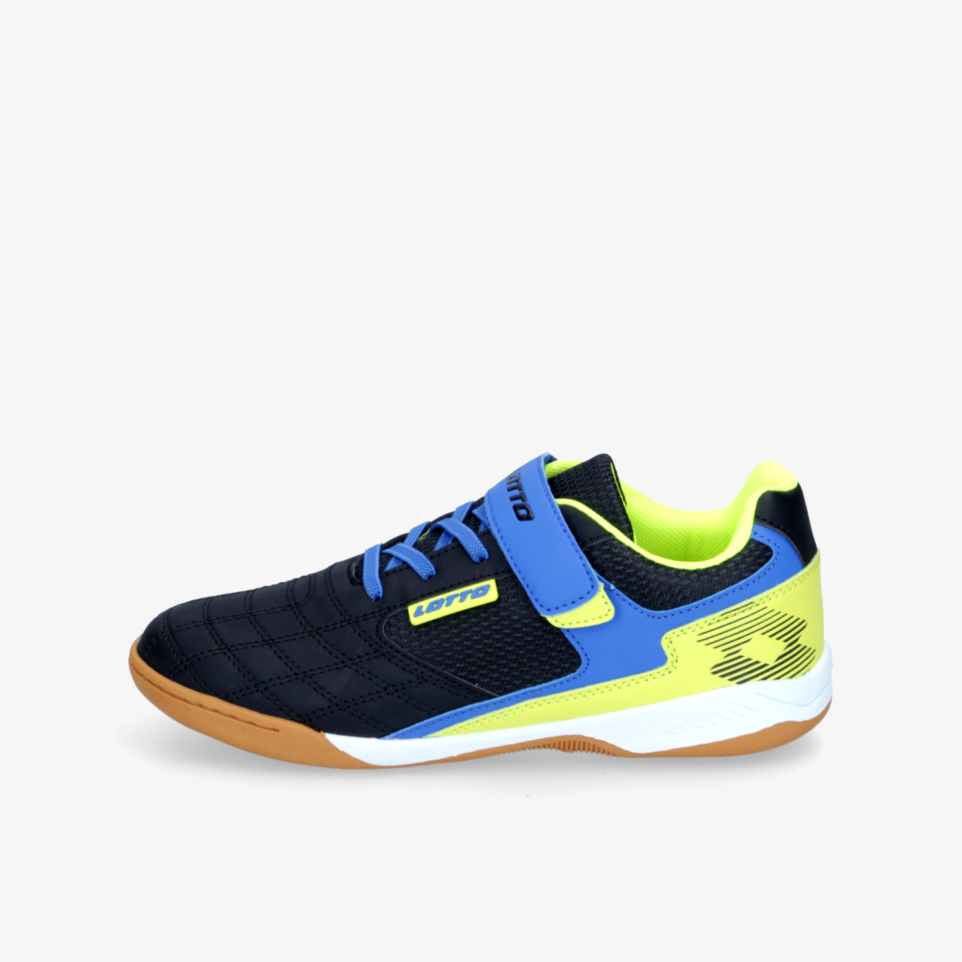 Leichter Sportschuh in Blau und Gelb mit rutschfester Sohle und bequemer Passform für hohen Tragekomfort