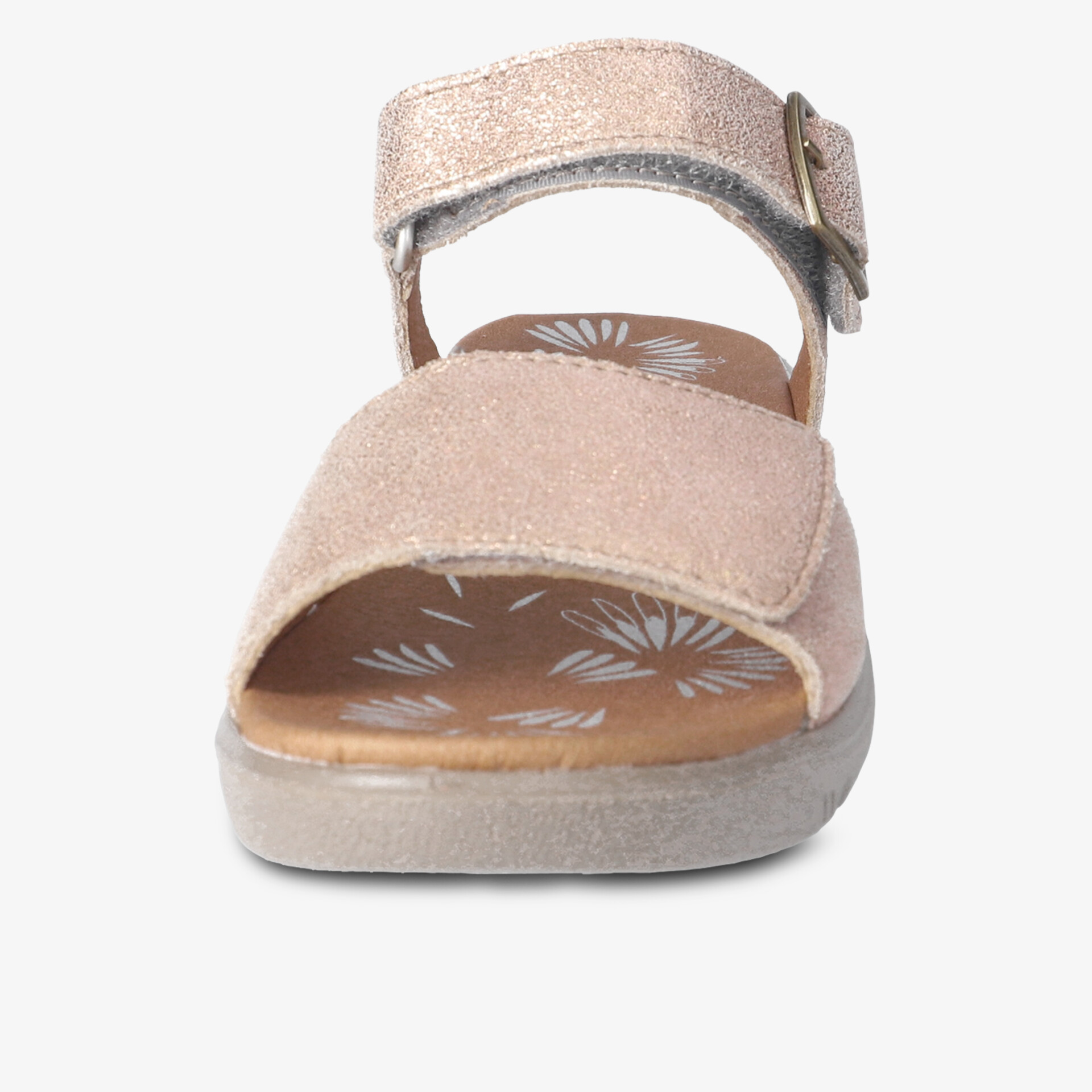 Bequeme Sandale mit gepolsterter Sohle und verstellbarem Klettverschluss für angenehmes Tragegefühl