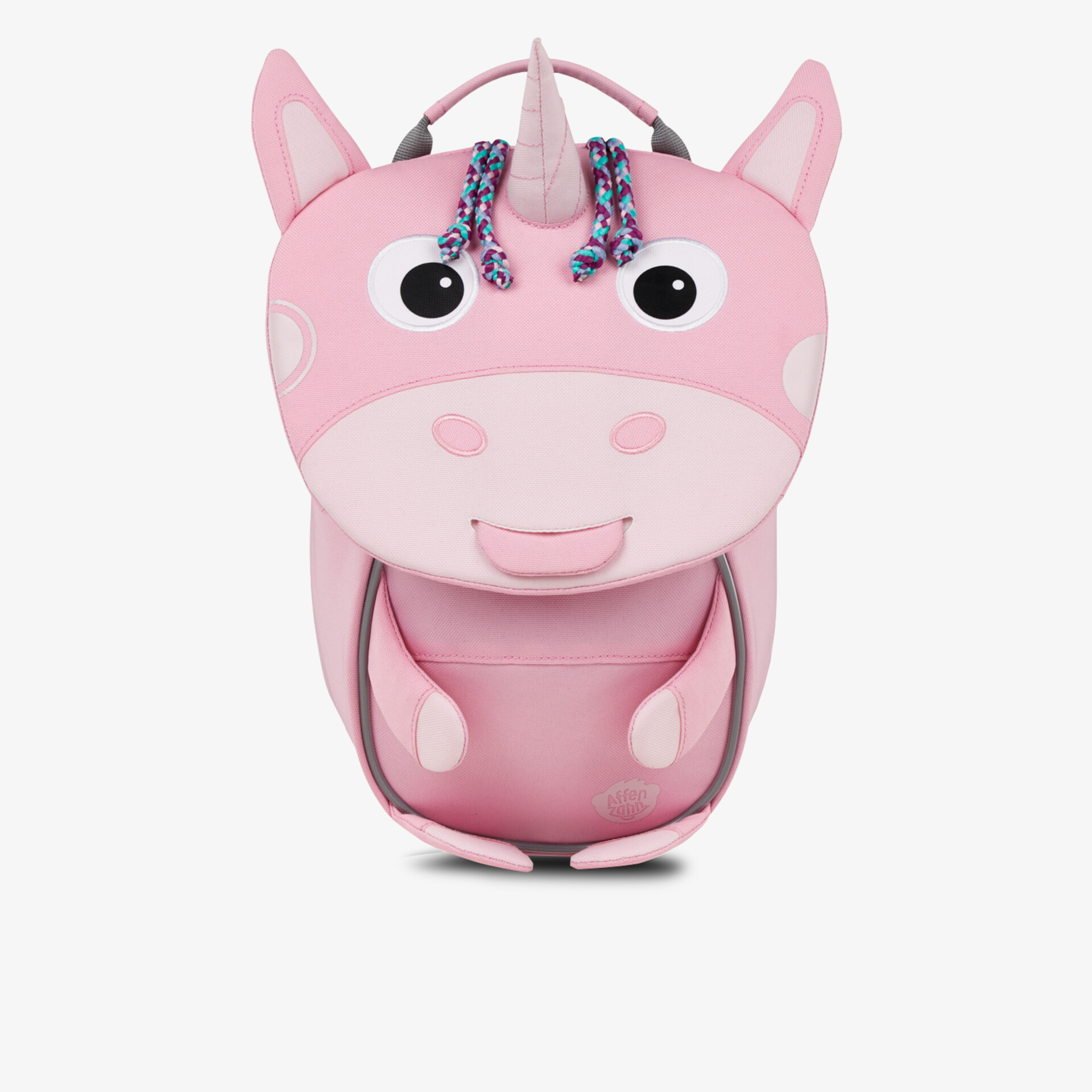Kinder Rucksack mit niedlichem Tiermotiv in Rosa, leichter Tragekomfort und verstellbare Träger