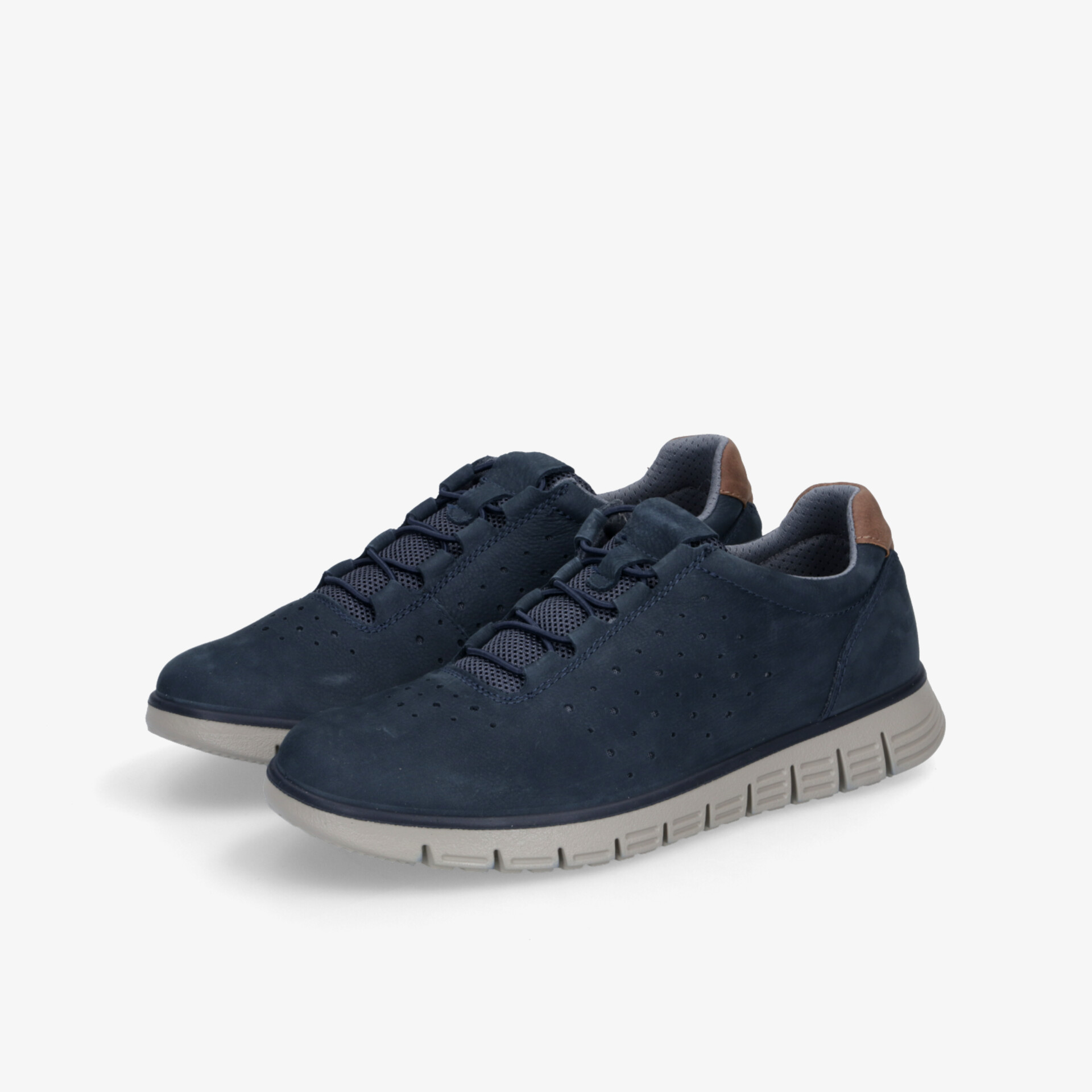 Bequeme blaue Sneaker mit flexibler Sohle und modernem Design, ideal für Alltag und Freizeit