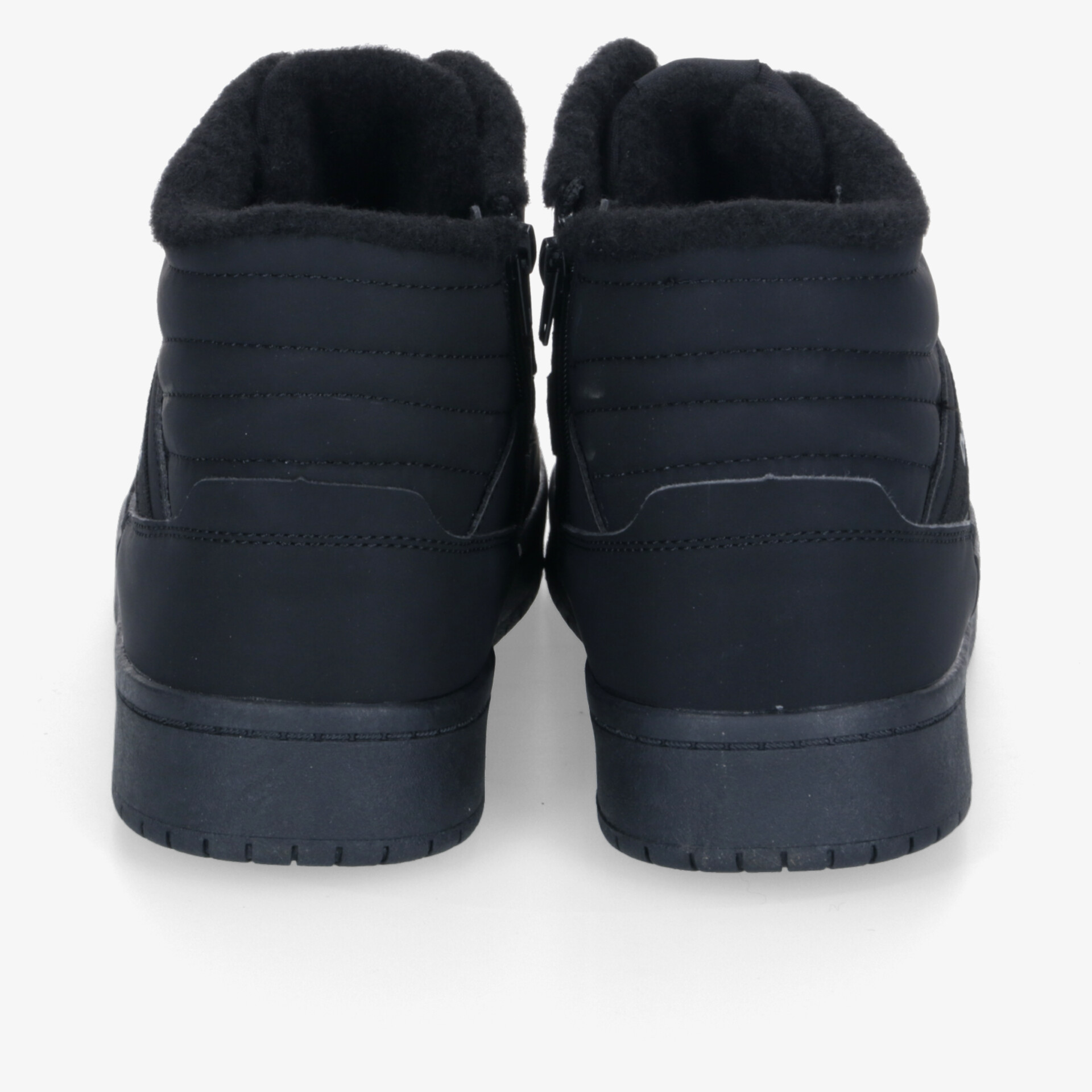 Robuste, gepolsterte Schuhe mit rutschfester Sohle und wetterfestem Material, Rückansicht