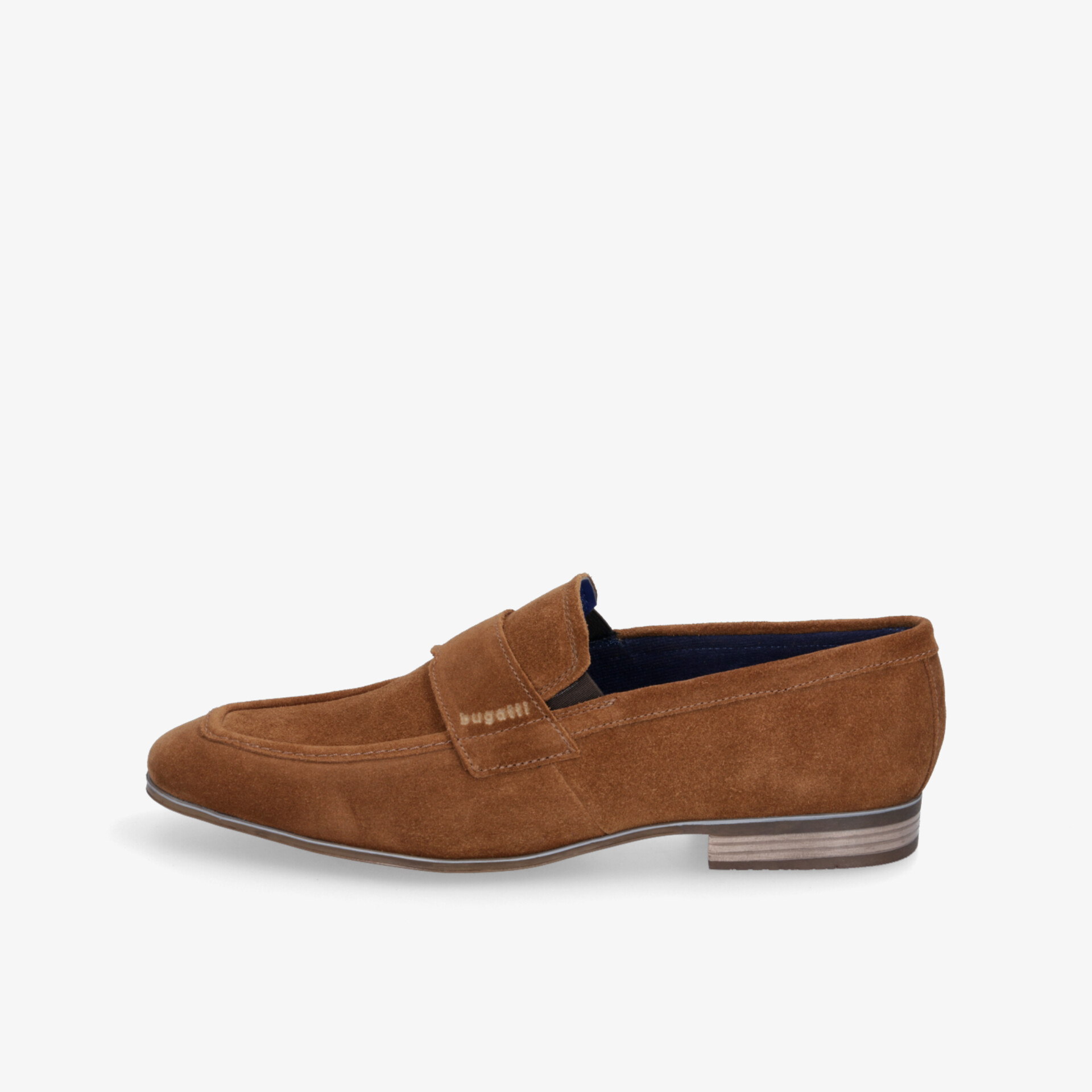 Eleganter brauner Wildleder-Loafer mit klassischem Design und bequemem Sitz, perfekt für stilvolle Anlässe.