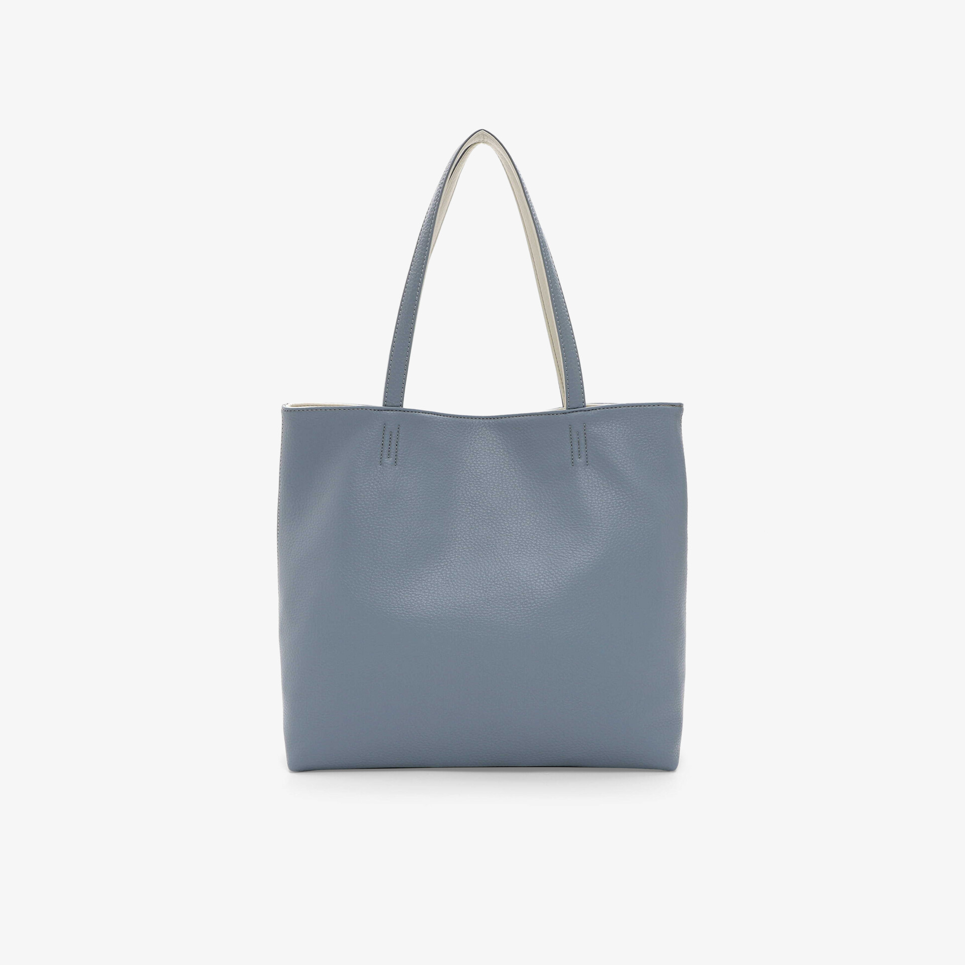 Elegante graue Tasche mit schlichtem Design und geräumigem Innenfach, stabilen Tragegriffen und hochwertiger Oberfläche