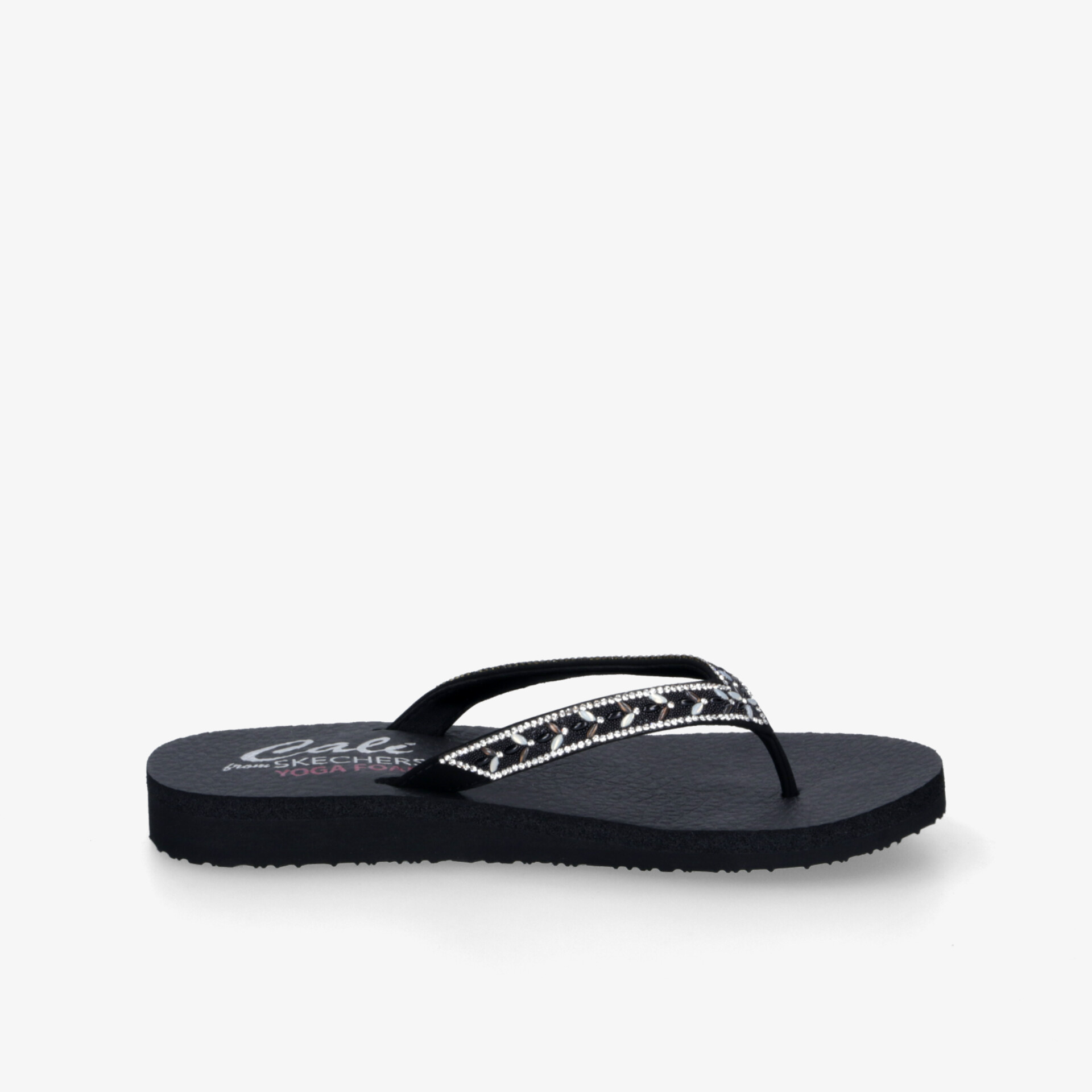 Schwarzer Flip-Flop mit bequemem Riemen und rutschfester Sohle für Alltag und Freizeit