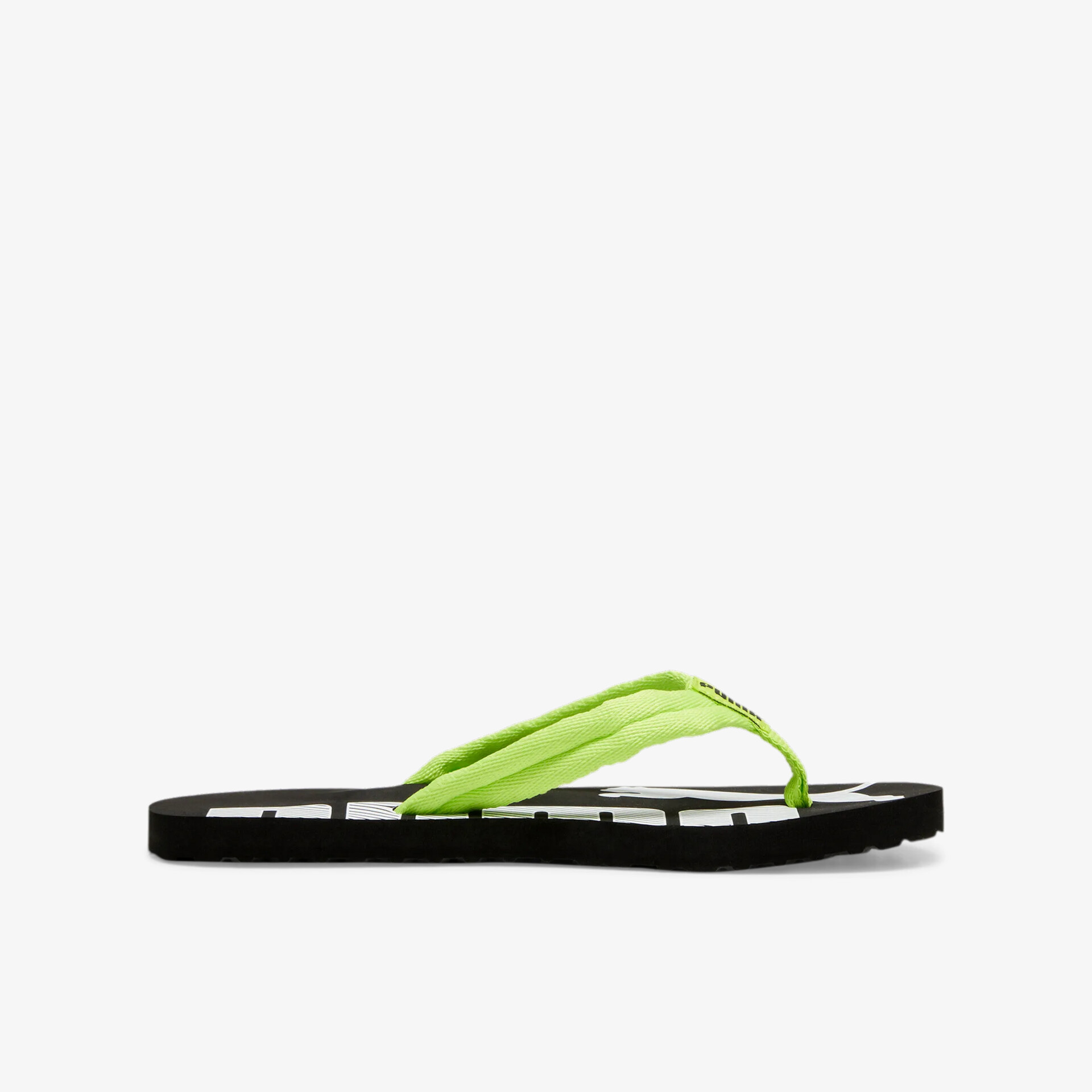 Leichter und bequemer Flipflop in Neon grün mit rutschfester Sohle und flexiblem Material für sommerlichen Komfort