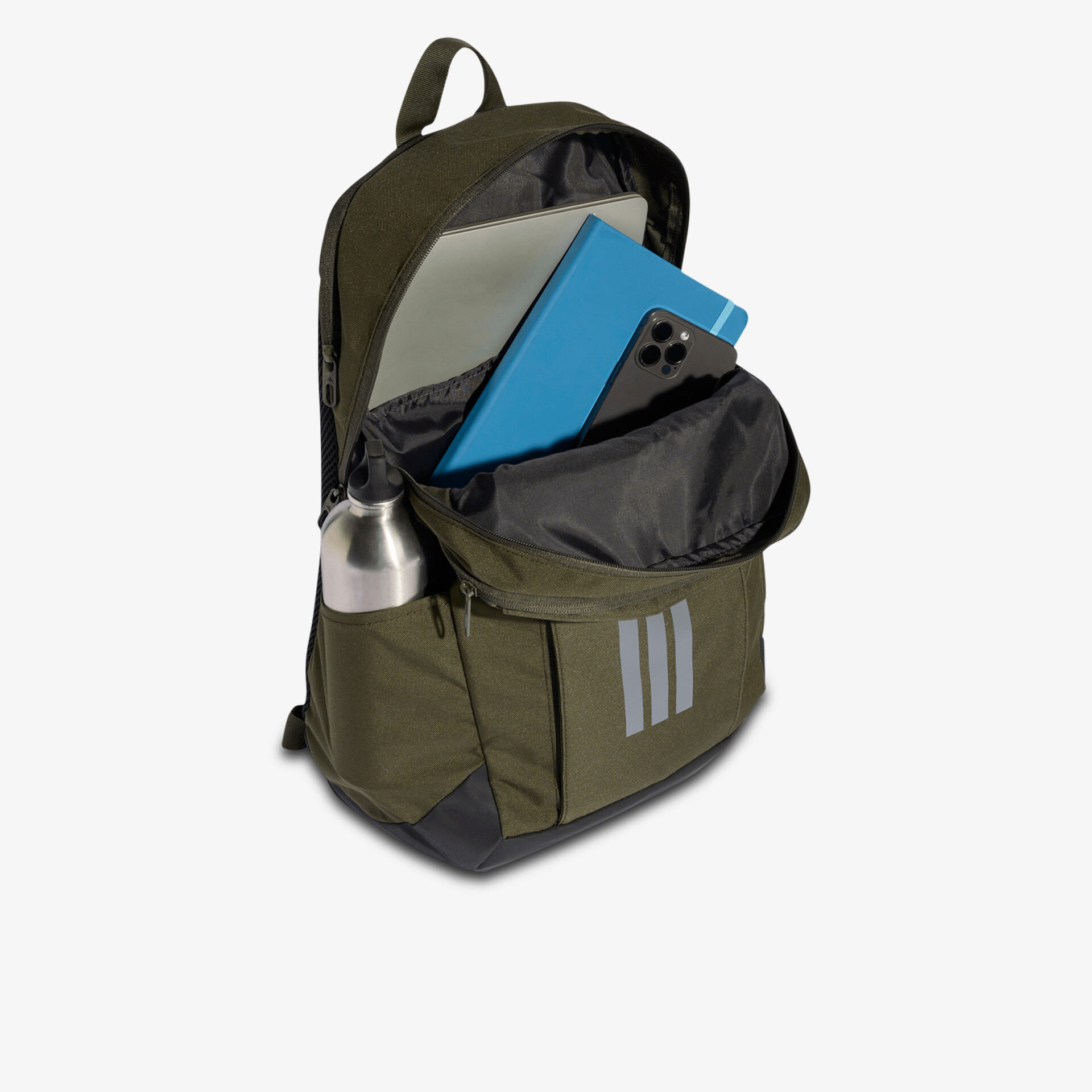 Robuster Rucksack mit großem Hauptfach und praktischen Innenfächern, ideal für Alltag und Freizeit