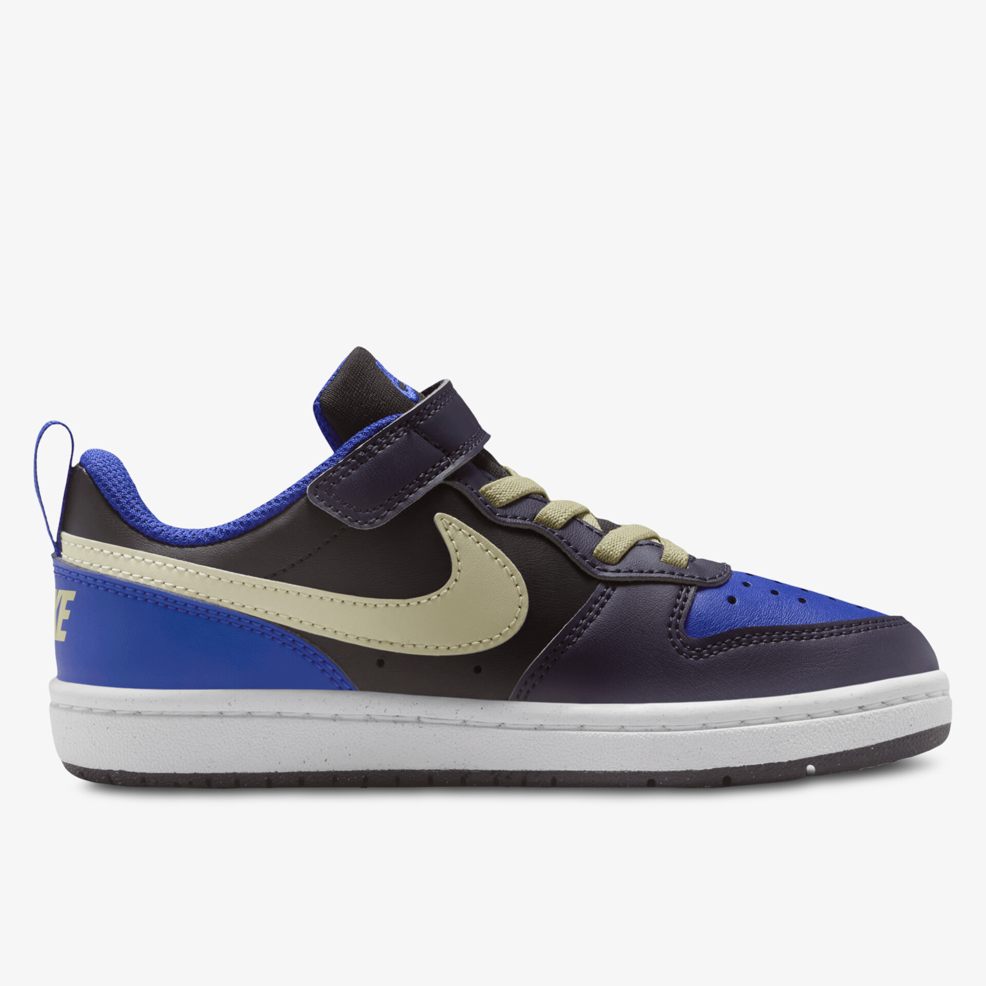 Hochwertiger Sneaker mit Klettverschluss in Blau und bequemer Passform für den täglichen Gebrauch.