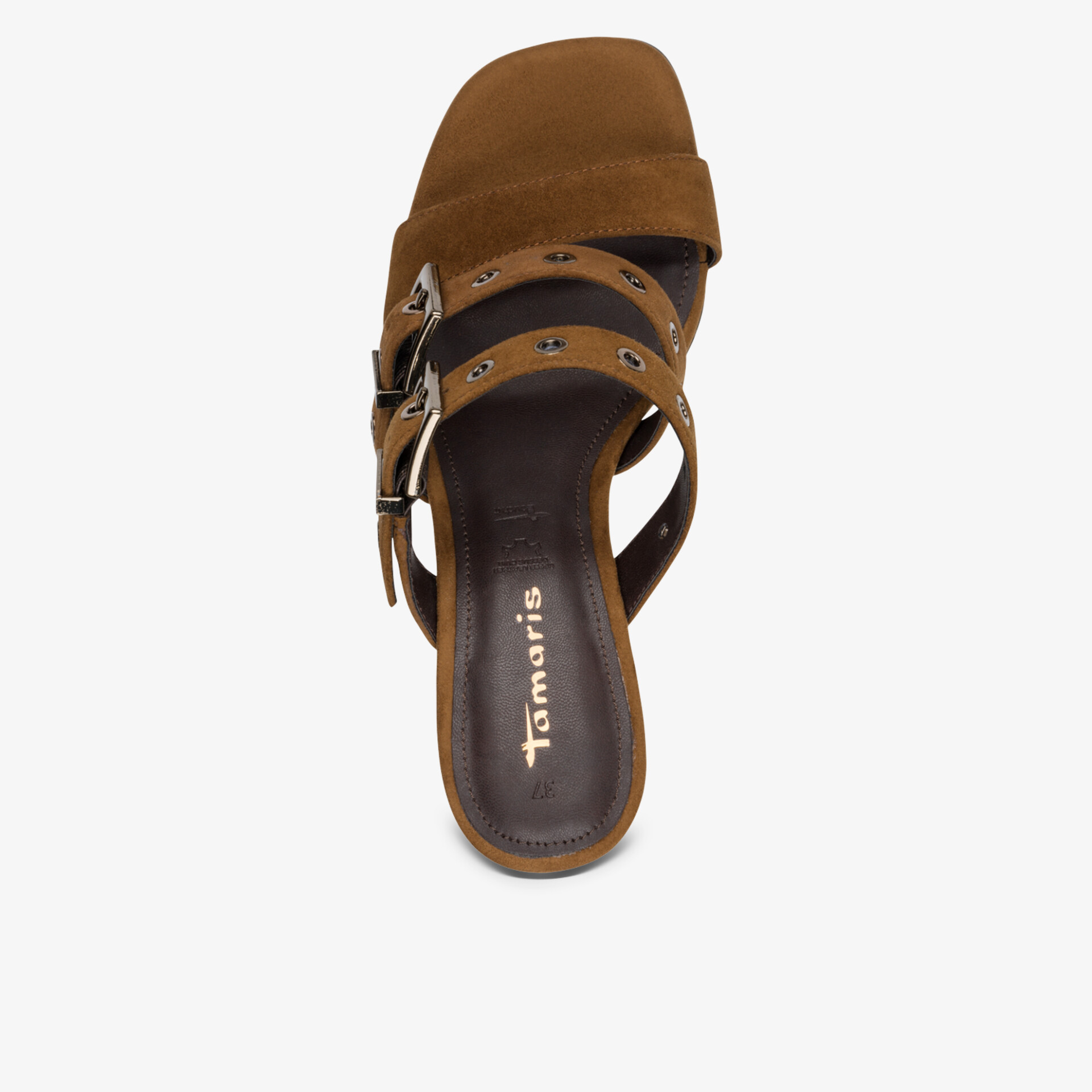 Braune Riemchensandale mit verstellbaren Schnallen, topmodisch und bequem, ideale Sommerschuhwahl