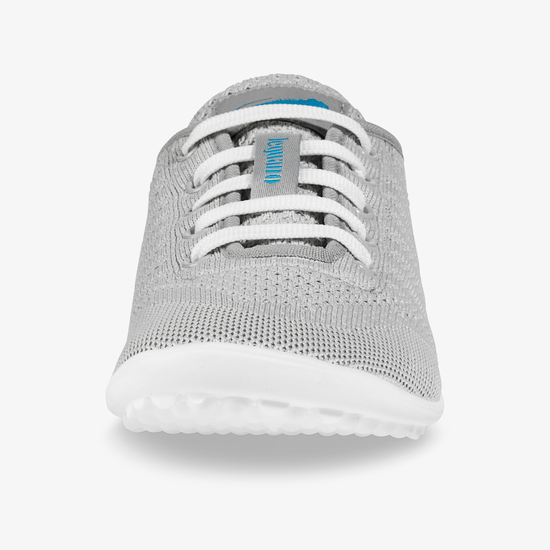 Leichter grauer Sneaker mit Mesh-Oberfläche und robuster Sohle, ideal für täglichen Komfort und stilvolles Aussehen.