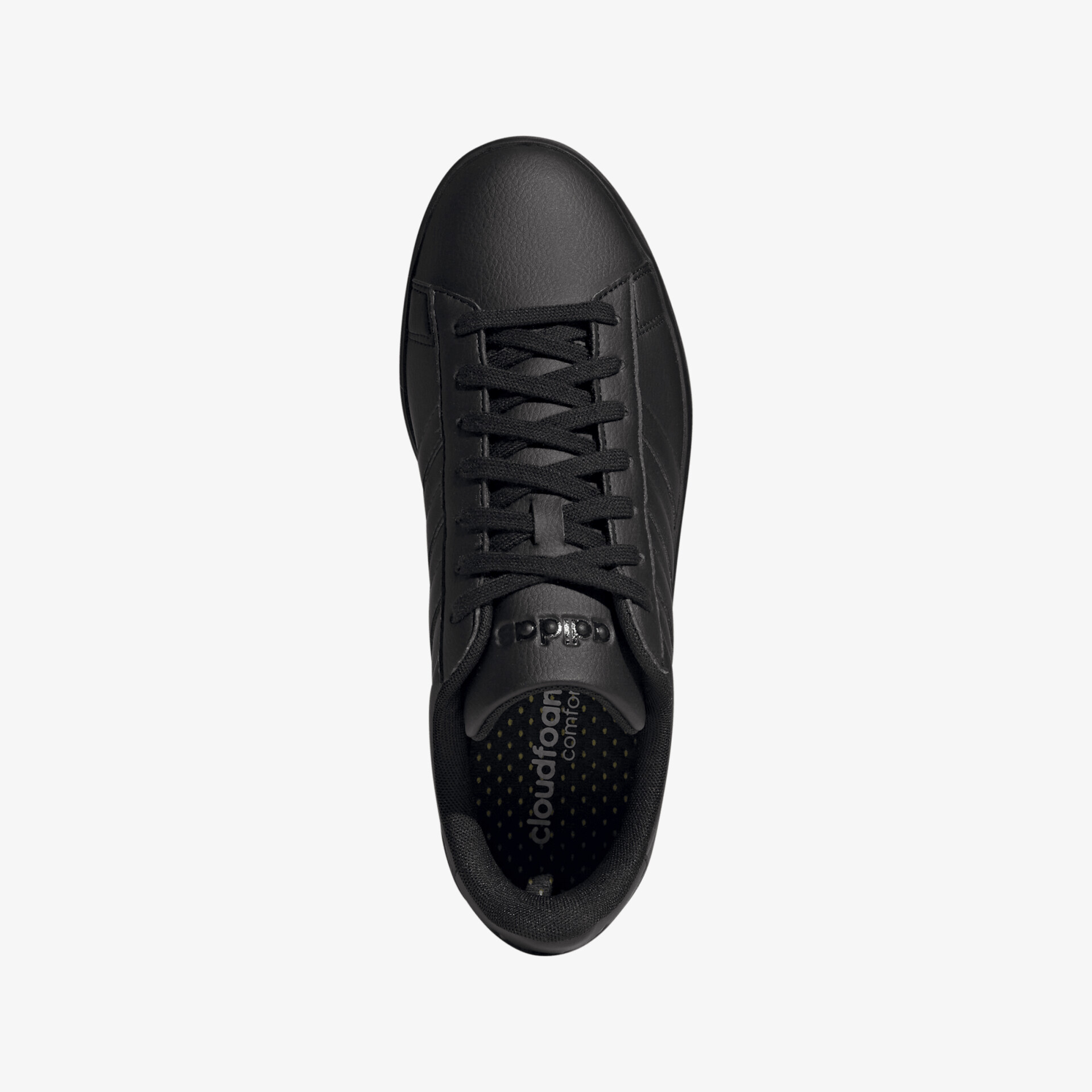 Moderner schwarzer Sneaker mit schlanker Silhouette und bequemen Tragekomfort für vielseitige Anwendungen.