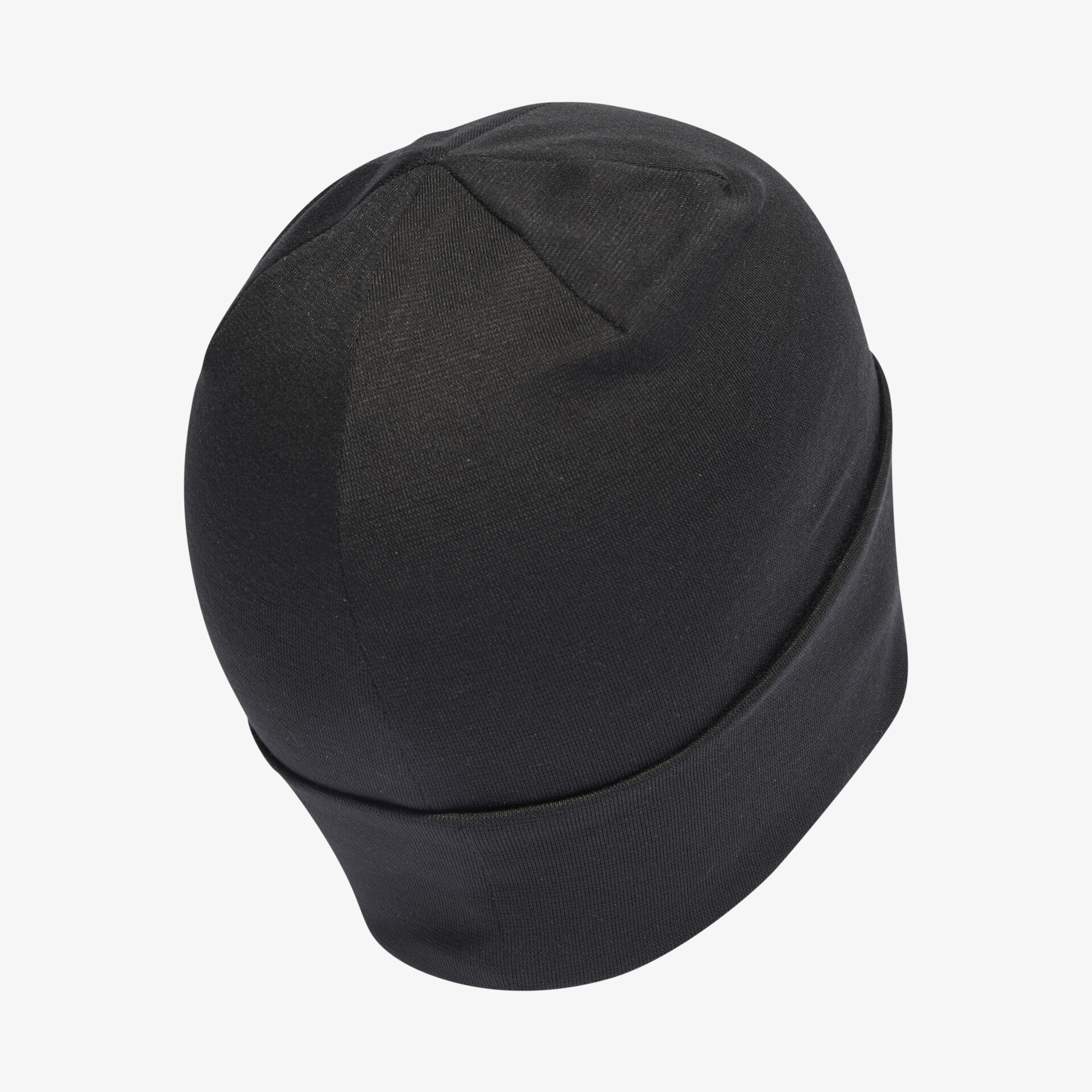 Schwarze Mütze mit bequemem Sitz für kalte Tage. Vielseitig einsetzbar und leicht kombinierbar.